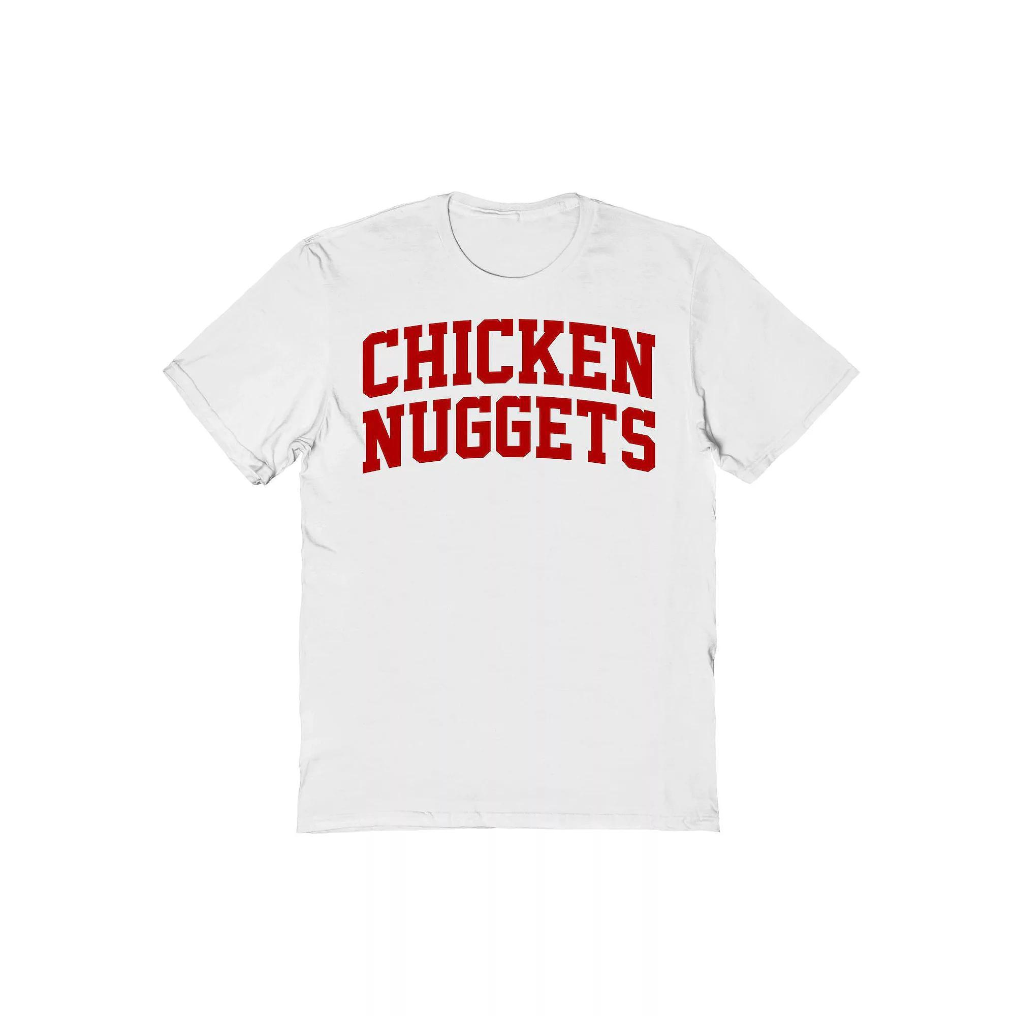 Men's Duke & Sons Chicken Nuggets Graphic T-shirt, Size: XXL, White Red Product Image