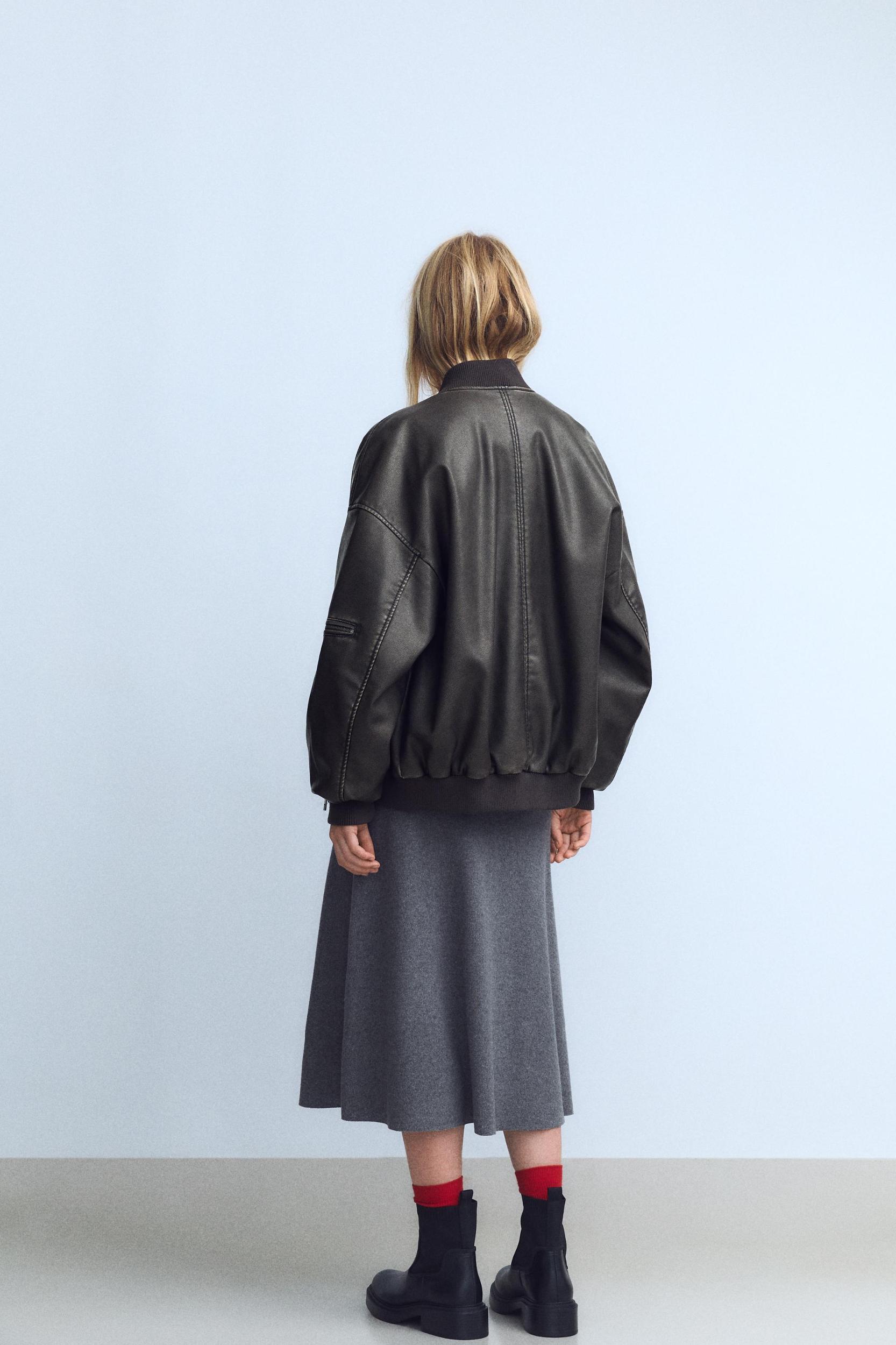 VOLUMINOUS SOFT MIDI SKIRT Product Image