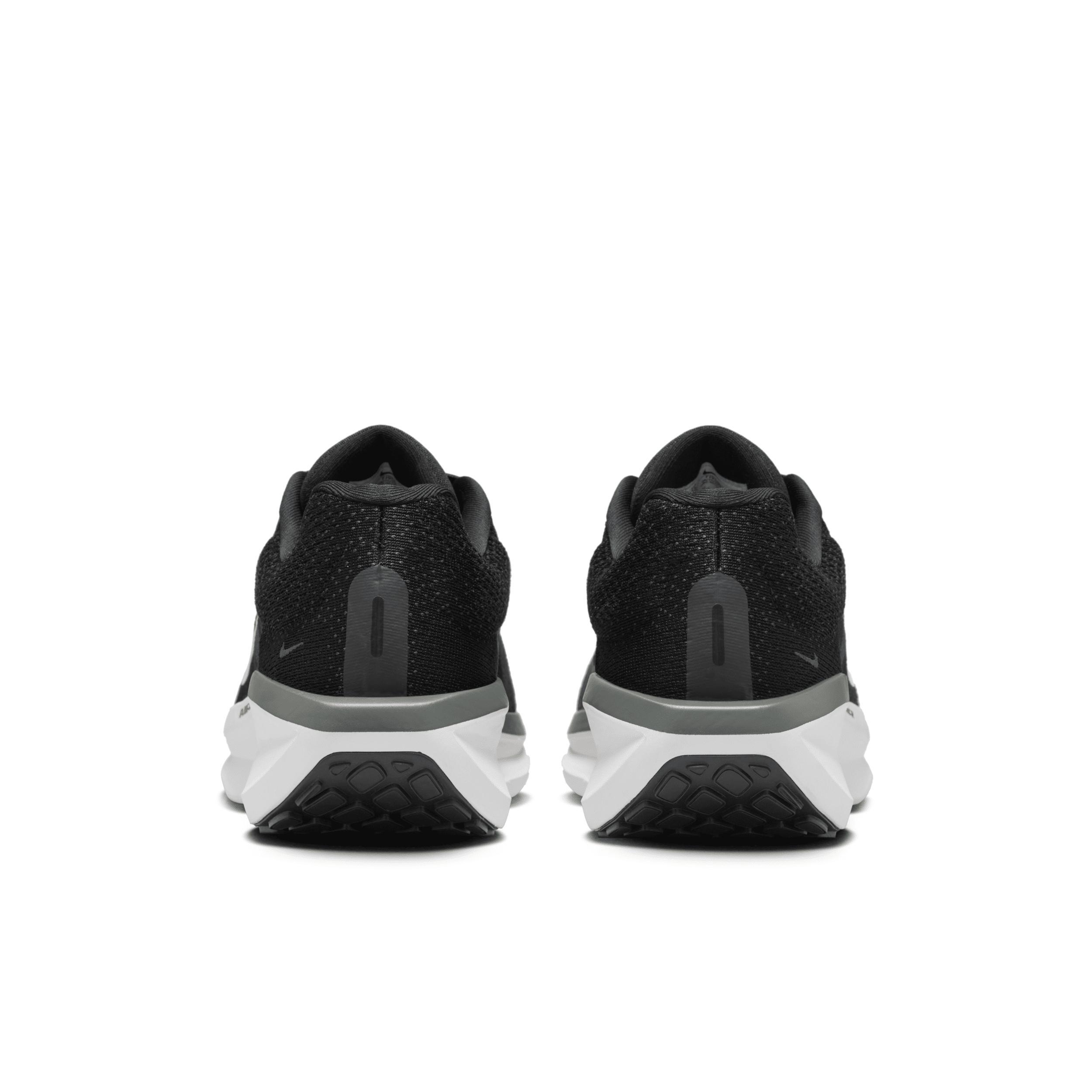 Nike Winflo 11 Men's Road Running Shoes, Size: 11 4E, Black White Gray Product Image