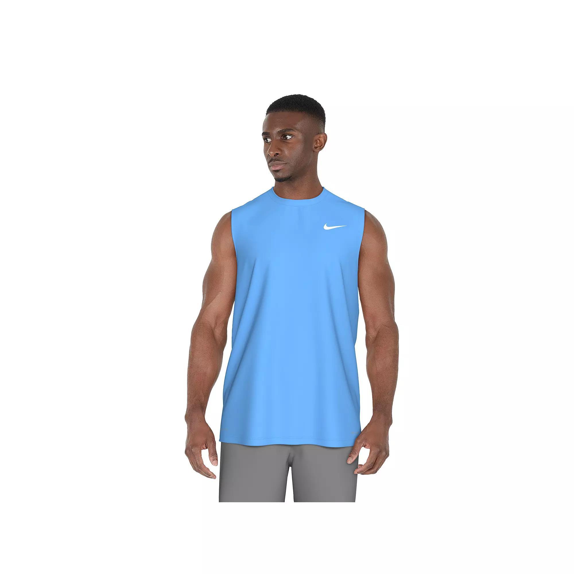 Mens Nike Dri-FIT UPF 40+ Essential Sleeveless Hydroguard Swim Tee Product Image