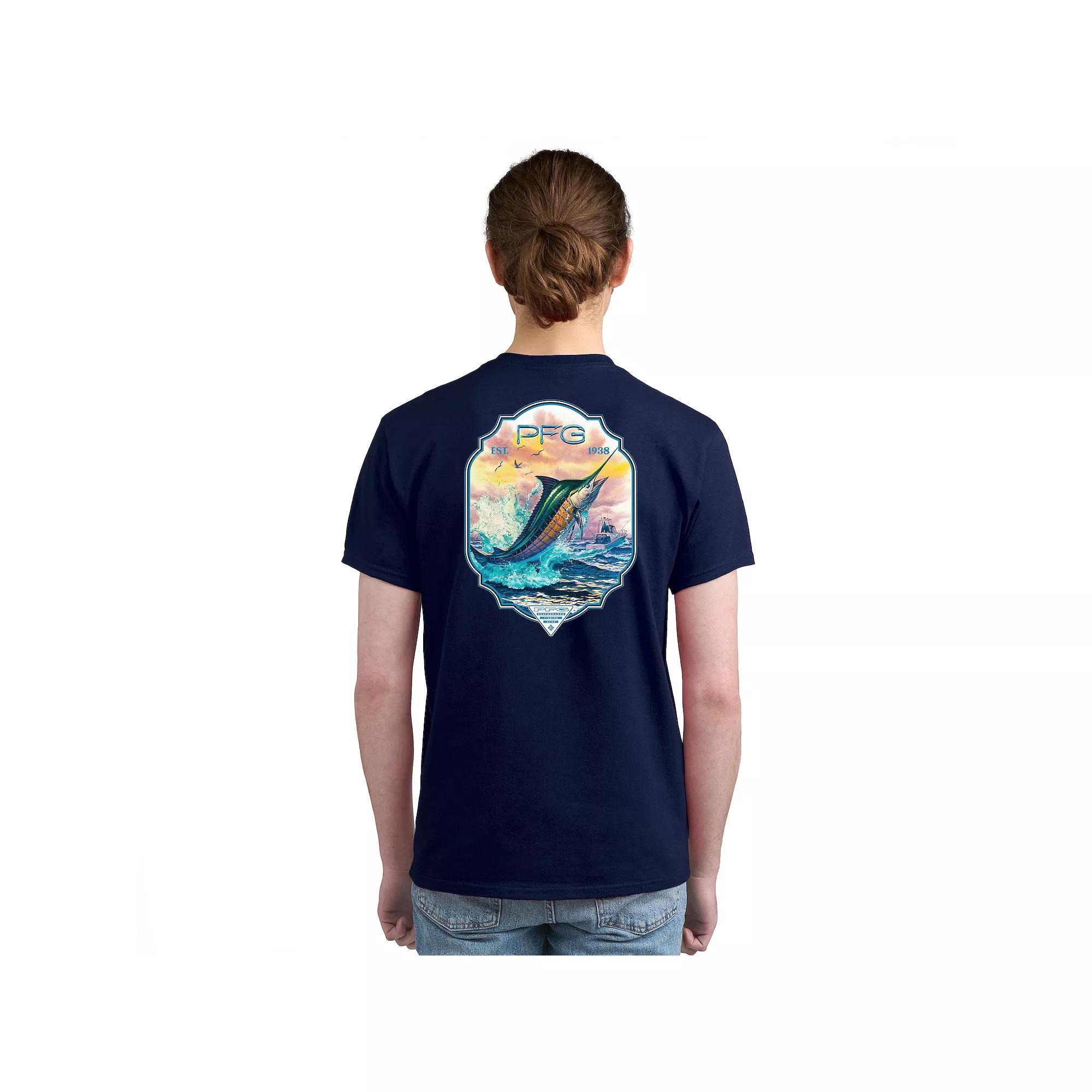 Mens Columbia PFG Short Sleeve Graphic Tee Product Image
