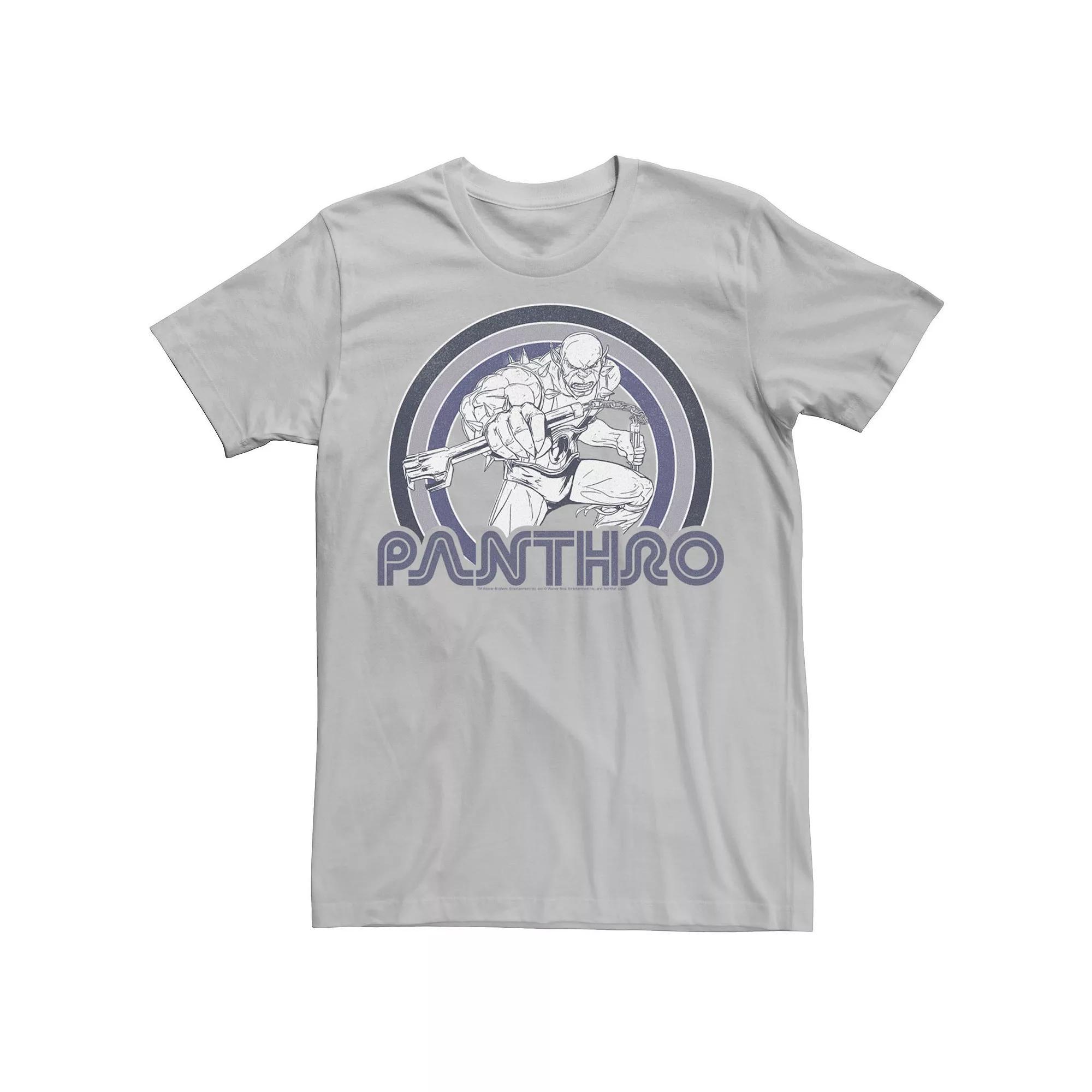 Men's ThunderCats Panthro Retro Rainbow Tee, Size: Large, Silver Product Image