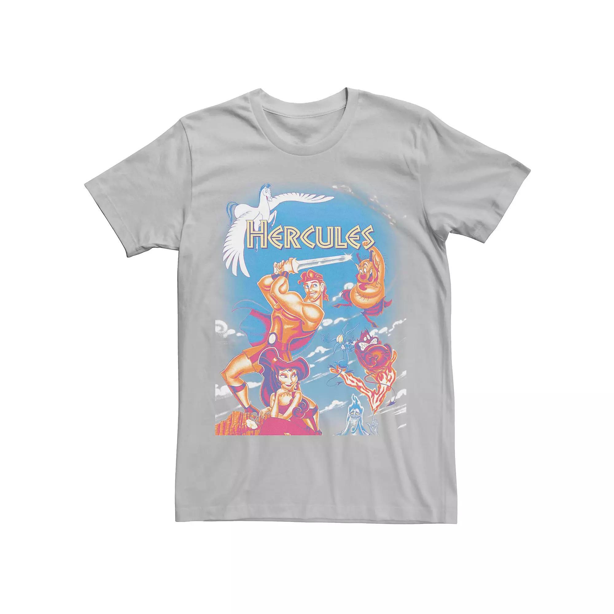 Disneys Hercules Mens Vintage Movie Poster Graphic Tee Product Image