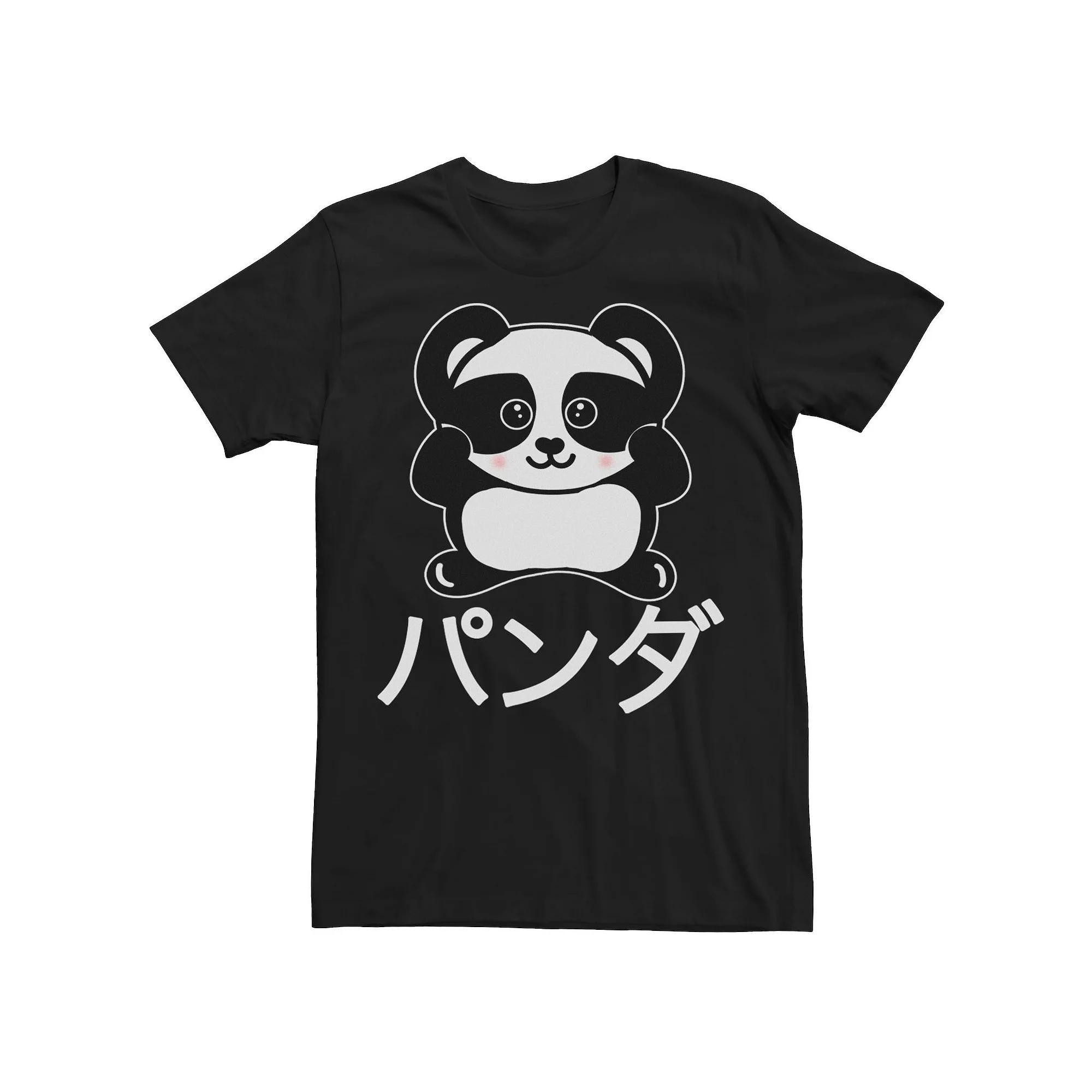 Men's Fifth Sun Panda Anime Animal Tee, Size: Medium, Black Product Image
