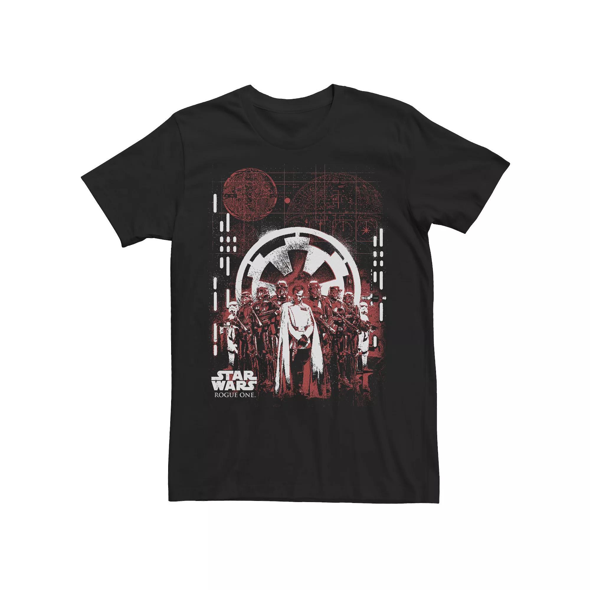 Men's Star Wars Rogue One Krennic Villain Tee, Size: 3XL, Black Product Image