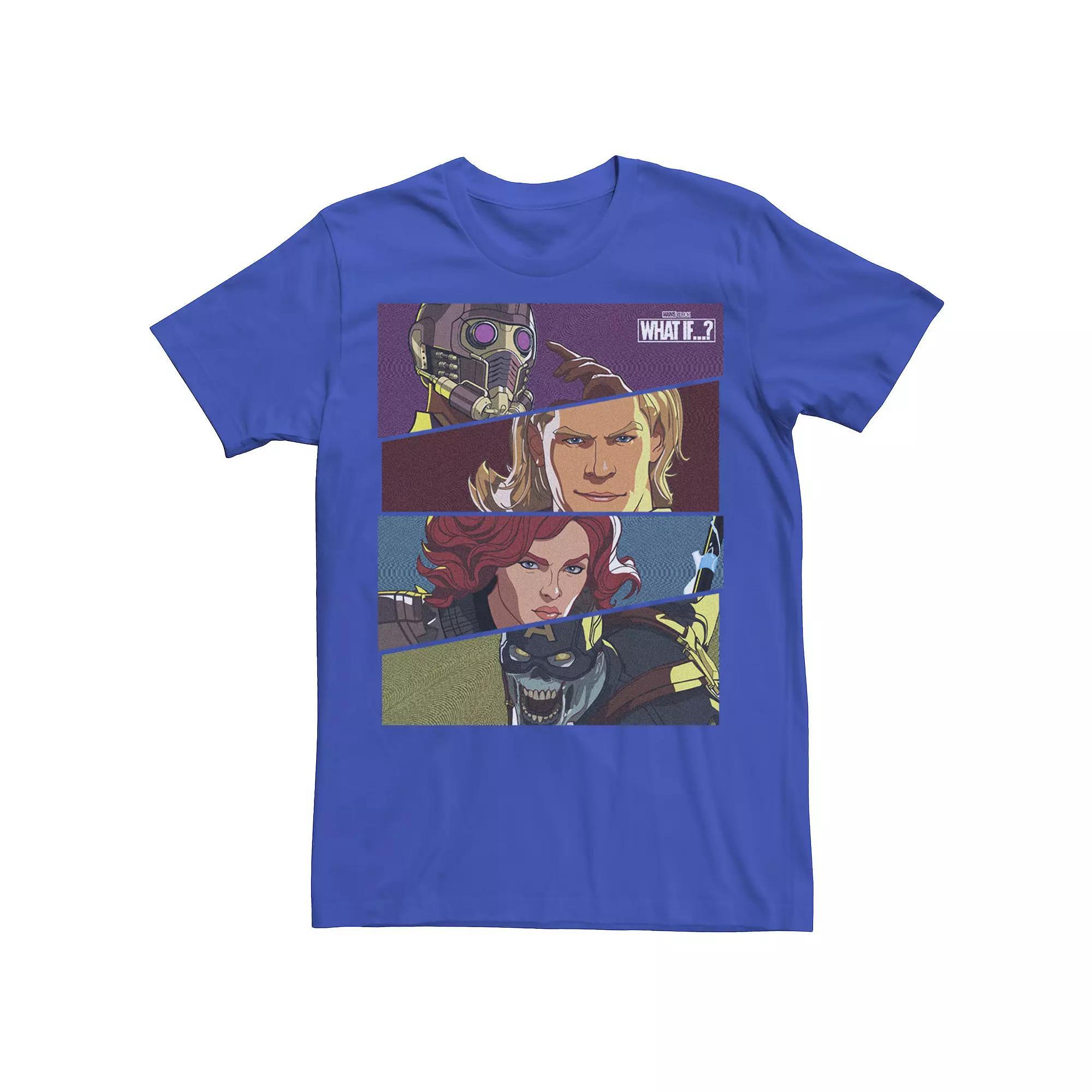 Men's Despicable Me Minions Group Shot Blue Positive Vibes Tribe Tee, Size: Small, Royal Product Image
