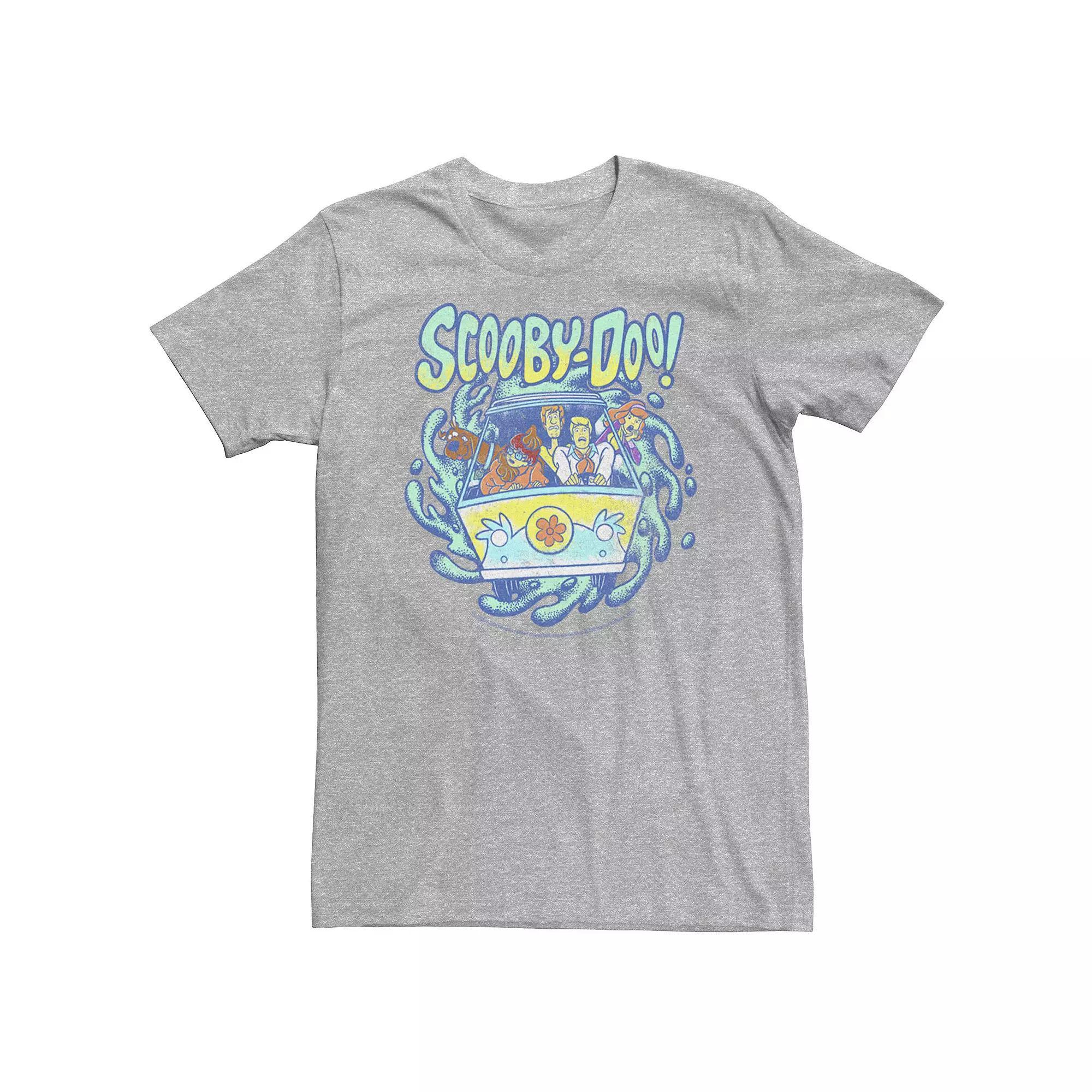 Men's Flying Paper Cranes Birds Graphic Tee, Size: XXL, Light Blue Product Image