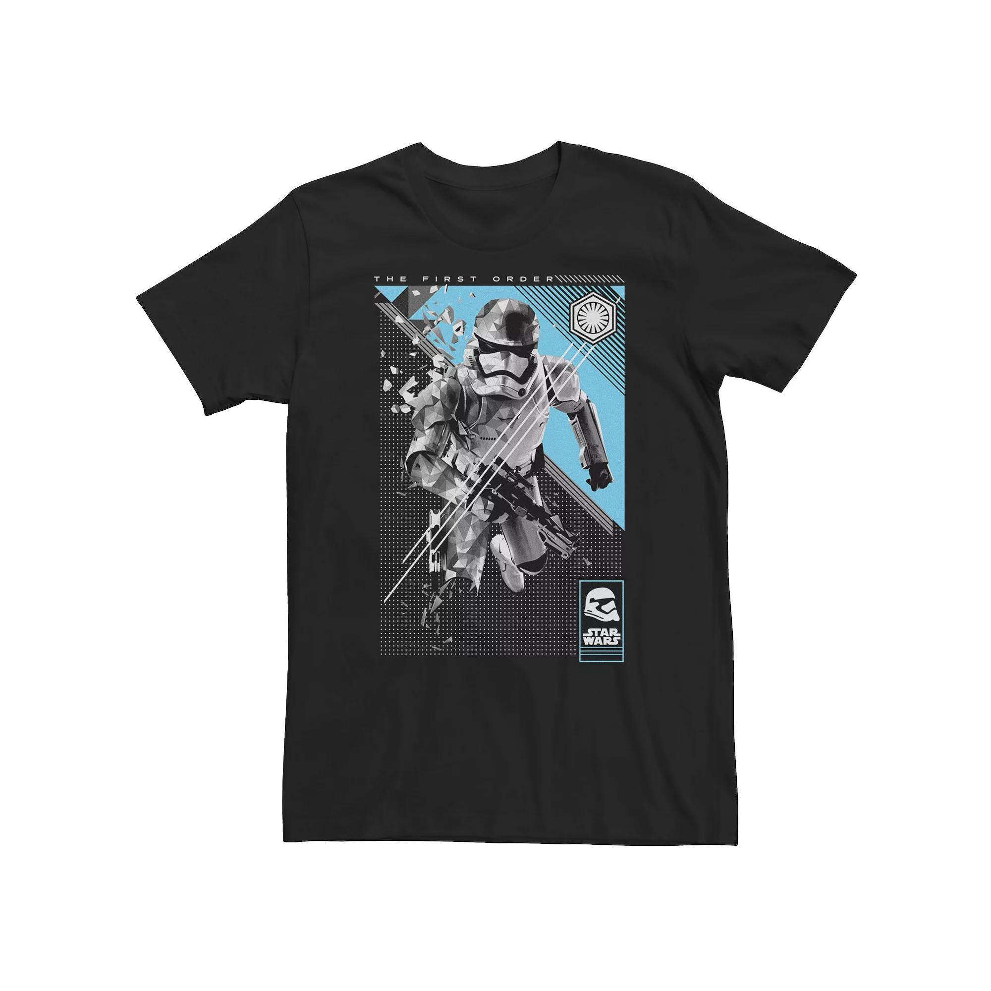 Men's Star Wars Millennium Falcon 77 Retro Lines Logo Tee, Size: Medium, Kelly Grey Product Image