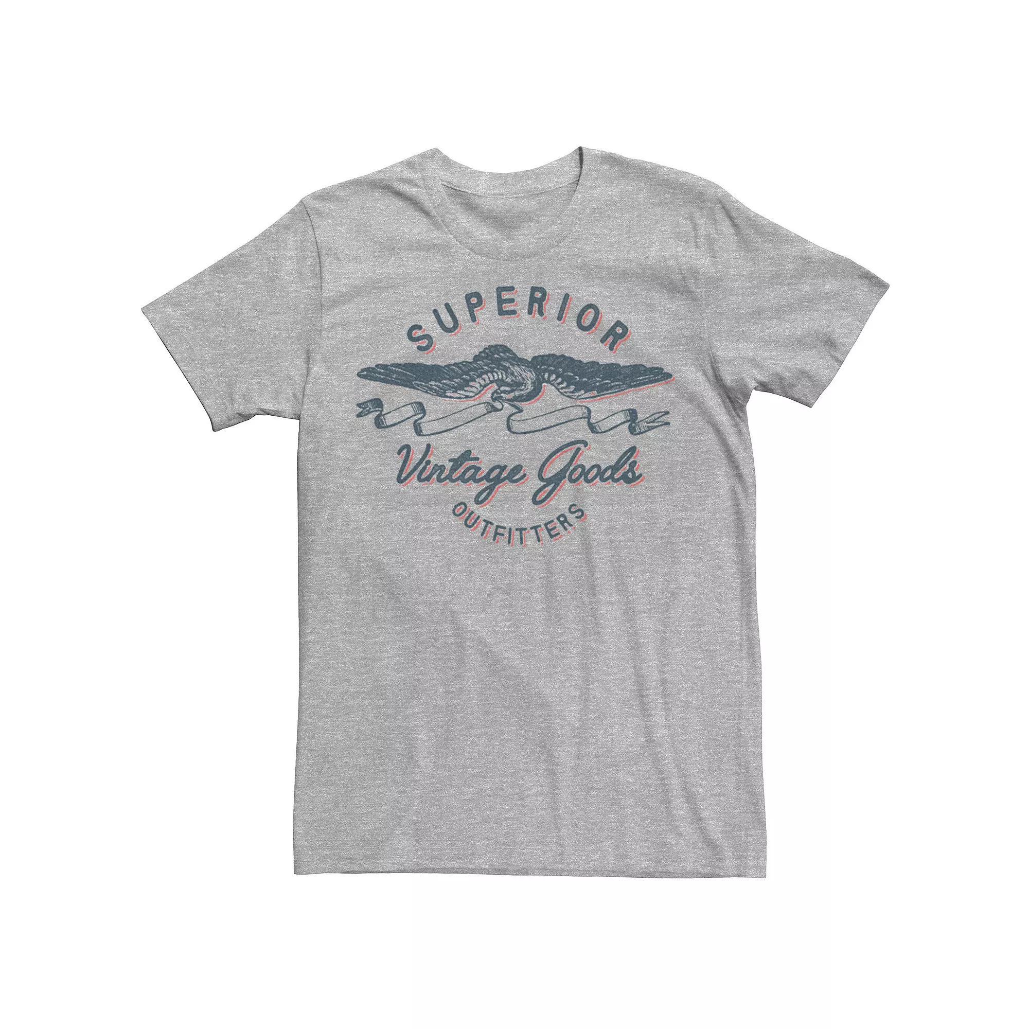 Men's Superior Outfitters Vintage Goods Logo Tee, Boy's, Size: XXL, Athletic Grey Product Image