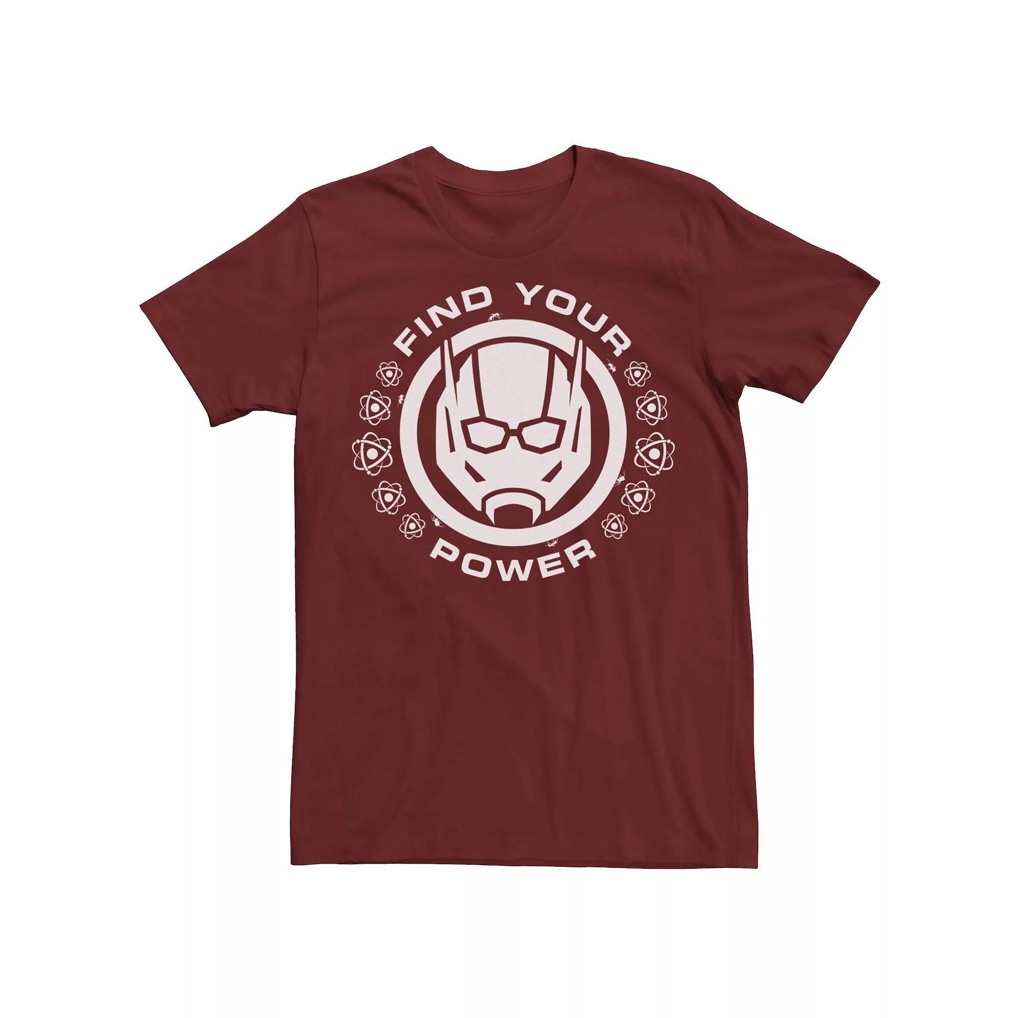 Mens Marvel Ant-Man Find Your Power Red Logo Tee Product Image