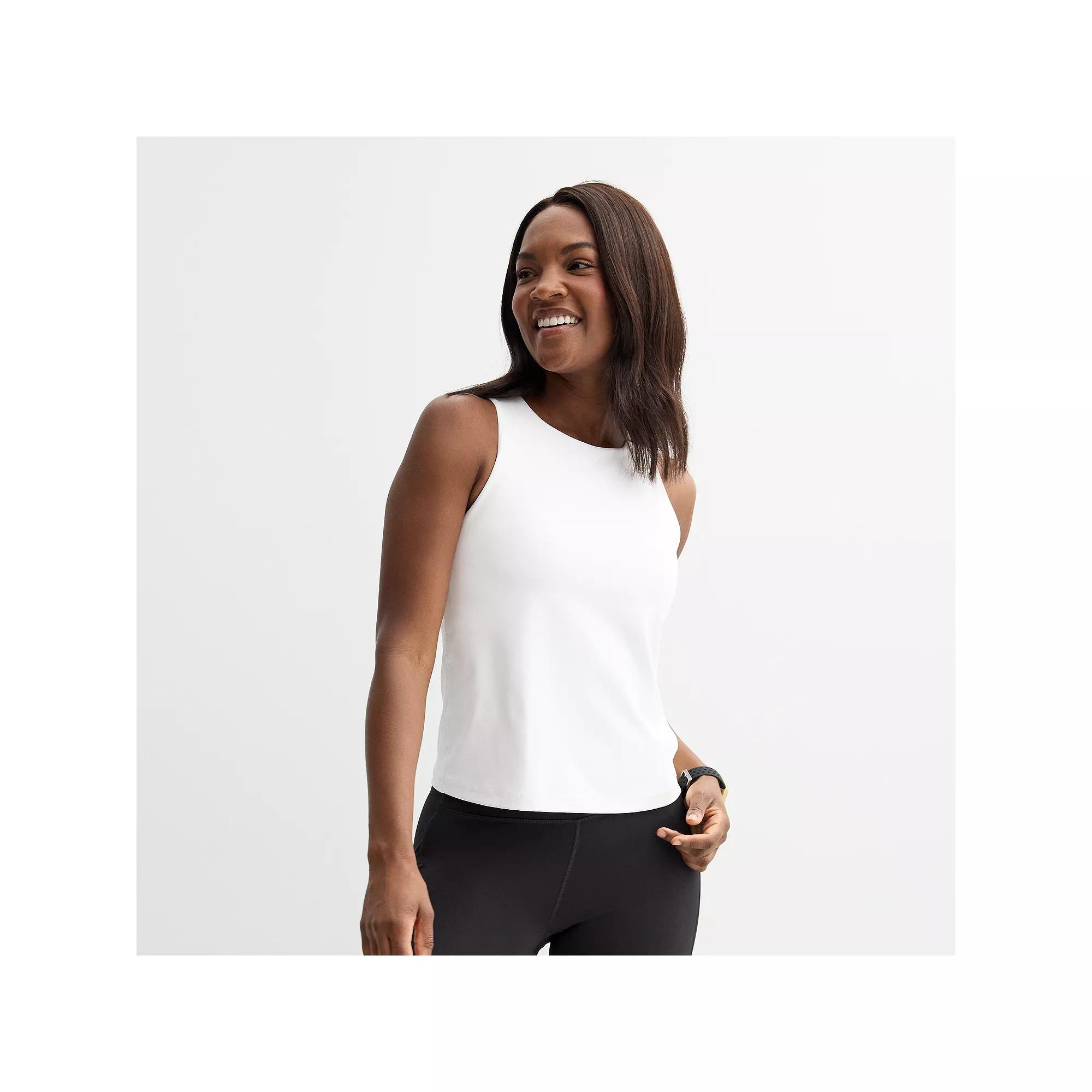 Womens Tek Gear Ultrastretch High Neck Built In Bra Tank Product Image