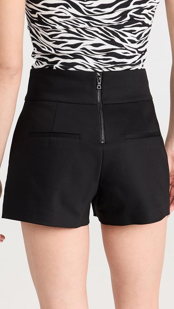 alice + olivia Donald High Waist Shorts | Shopbop Product Image