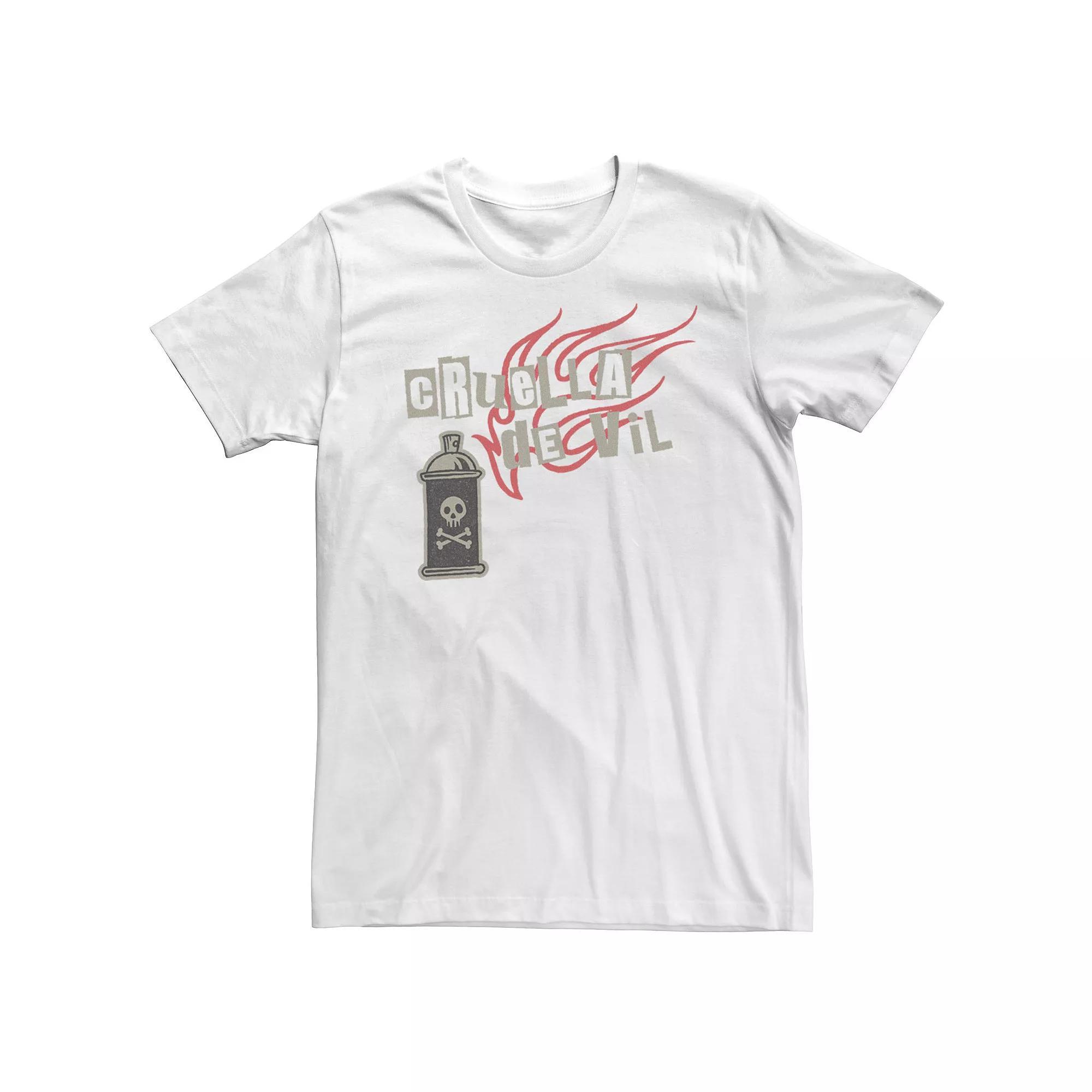 Disney's Alice In Wonderland Men's Stop And Smell The Flowers Tee, Size: Medium, White Product Image