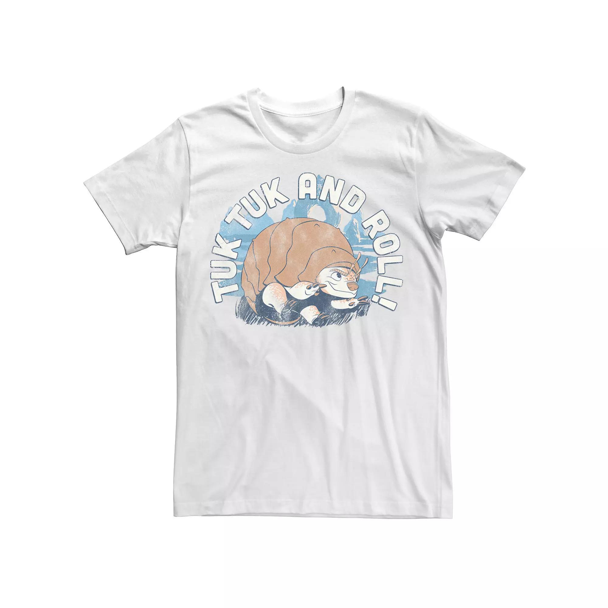 Disney's Raya And The Last Dragon Men's Tuk Tuk And Roll Tee, Size: XS, White Product Image