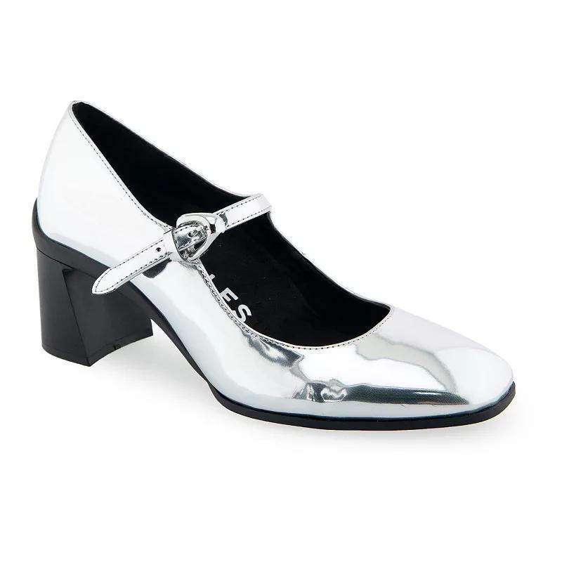 Aerosoles Cali Women's Mary Jane Heels, Size: 9, Black Patent Faux Leat Product Image