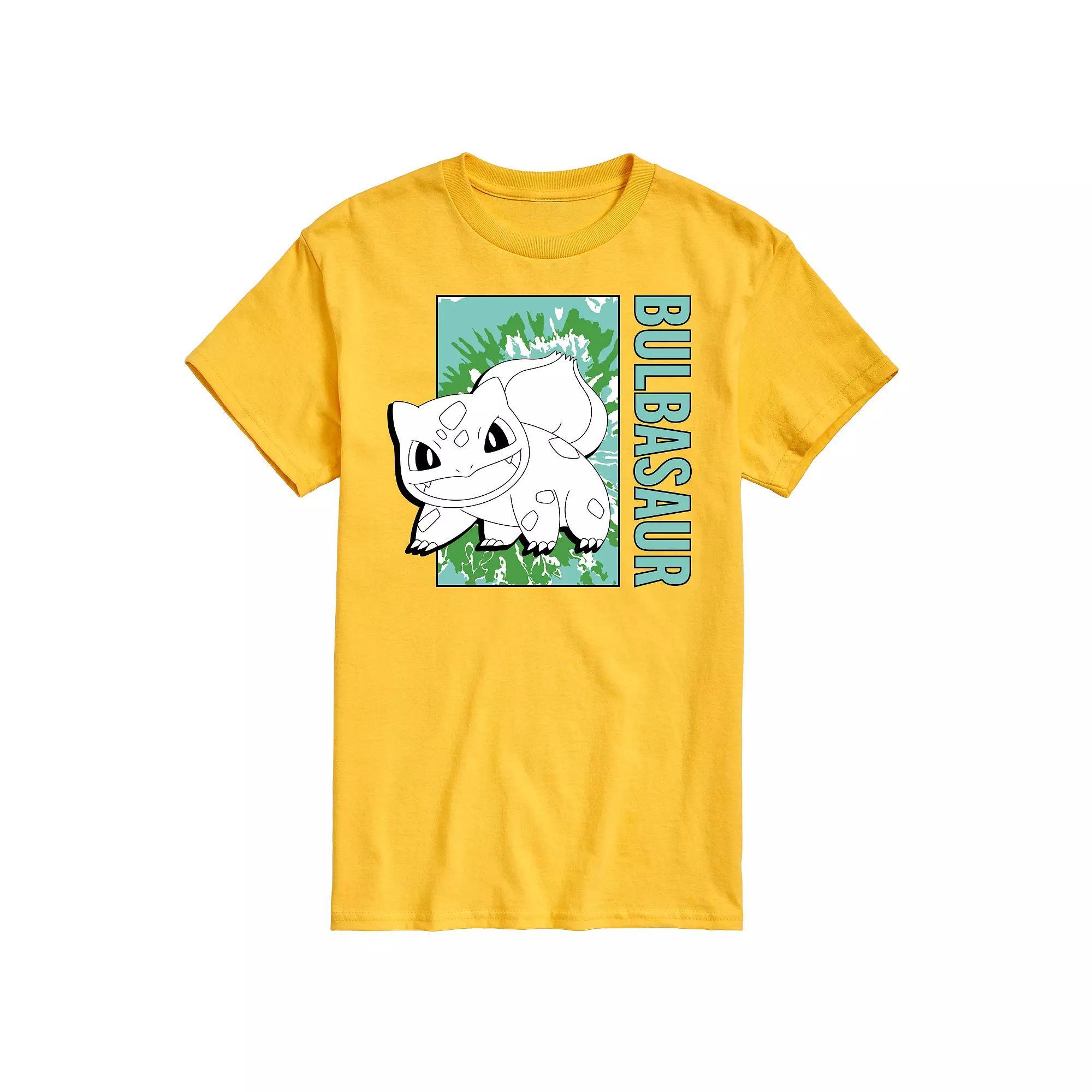 Mens Pokemon Tie Dye Bulbasaur Tee Product Image