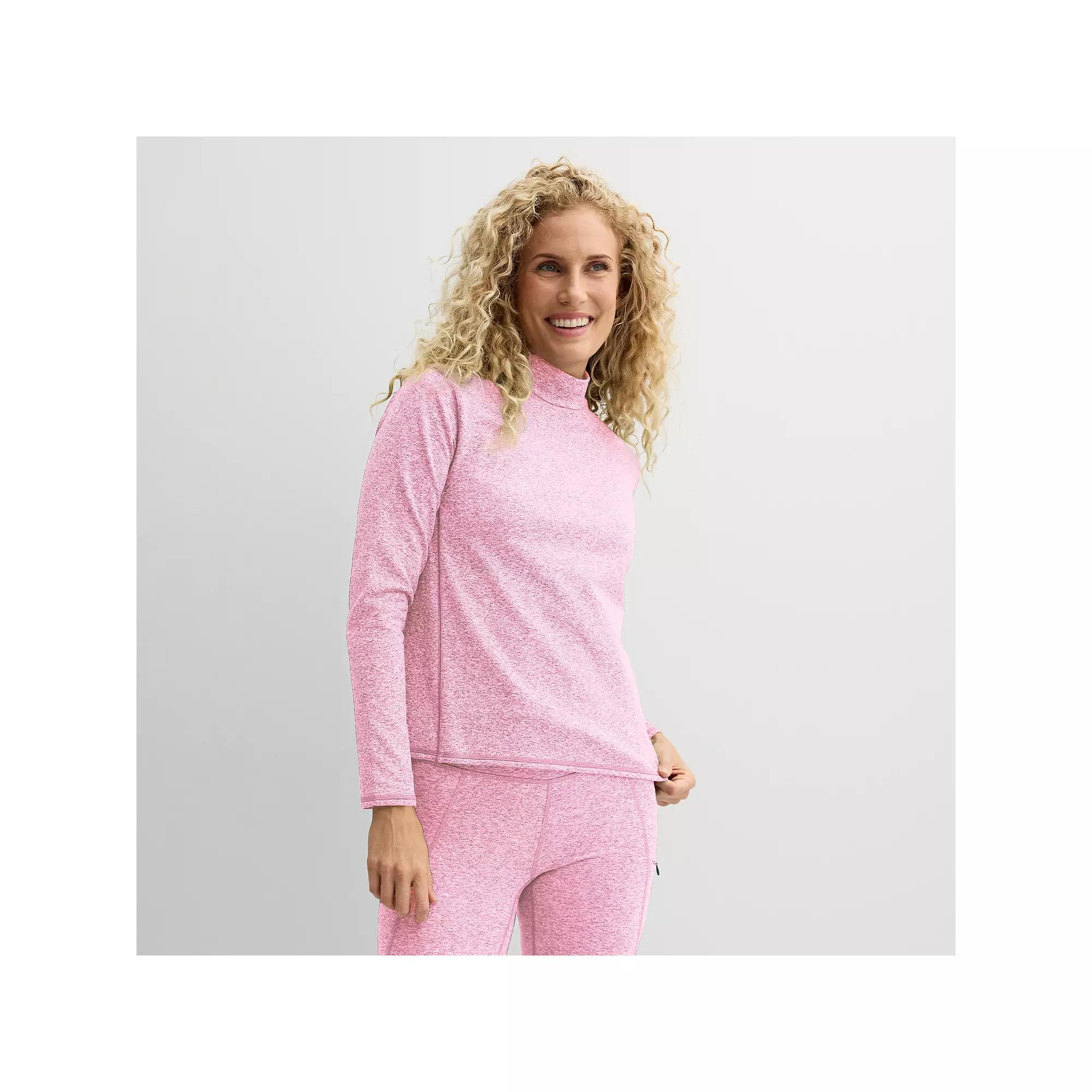 Women's Tek Gear® Warm Gear Mockneck Top, Size: XL, Grey Product Image