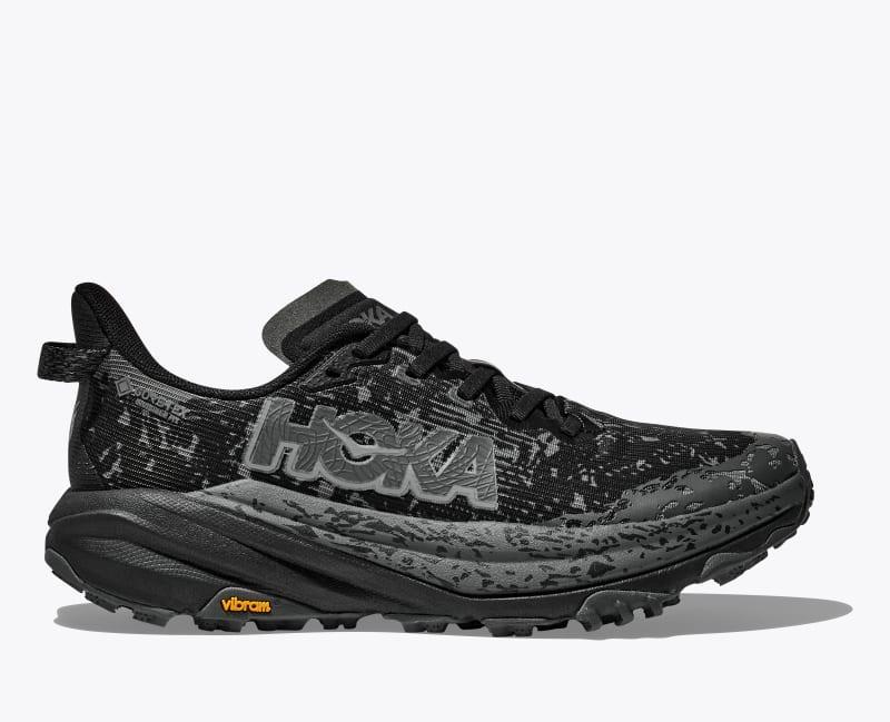 HOKA Mens Clifton 9 Shoes in Black/All Aboard, Size 11 Product Image