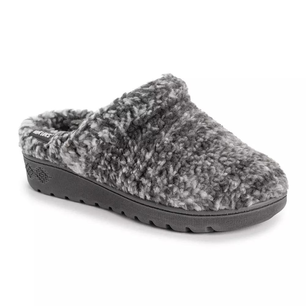 MUK LUKS Quianna Lynn Charcoal Plaid Women's Clogs, Size: Small, Grey Plaid Product Image