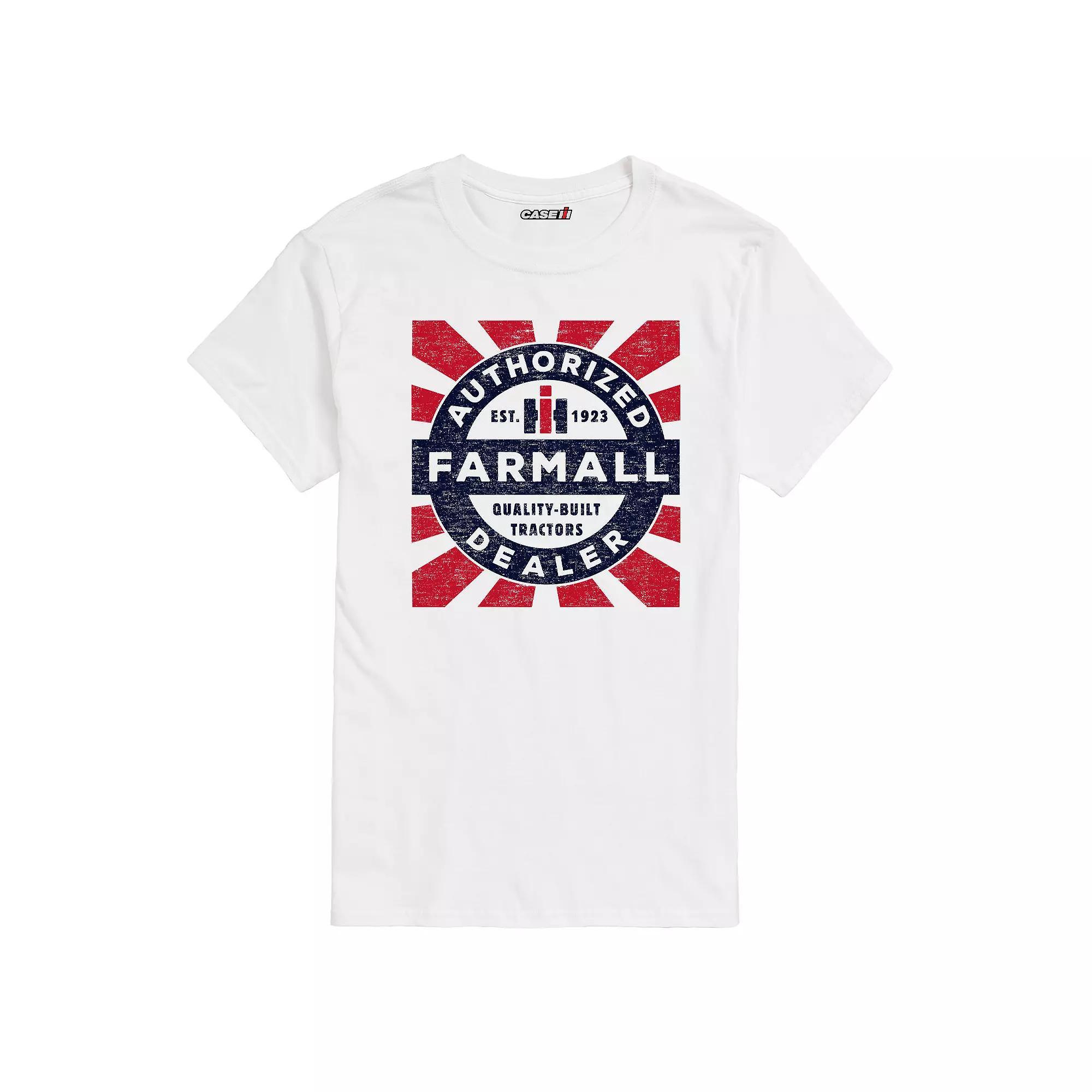 Mens Case IH Authorized Dealer Sign Graphic Tee Product Image