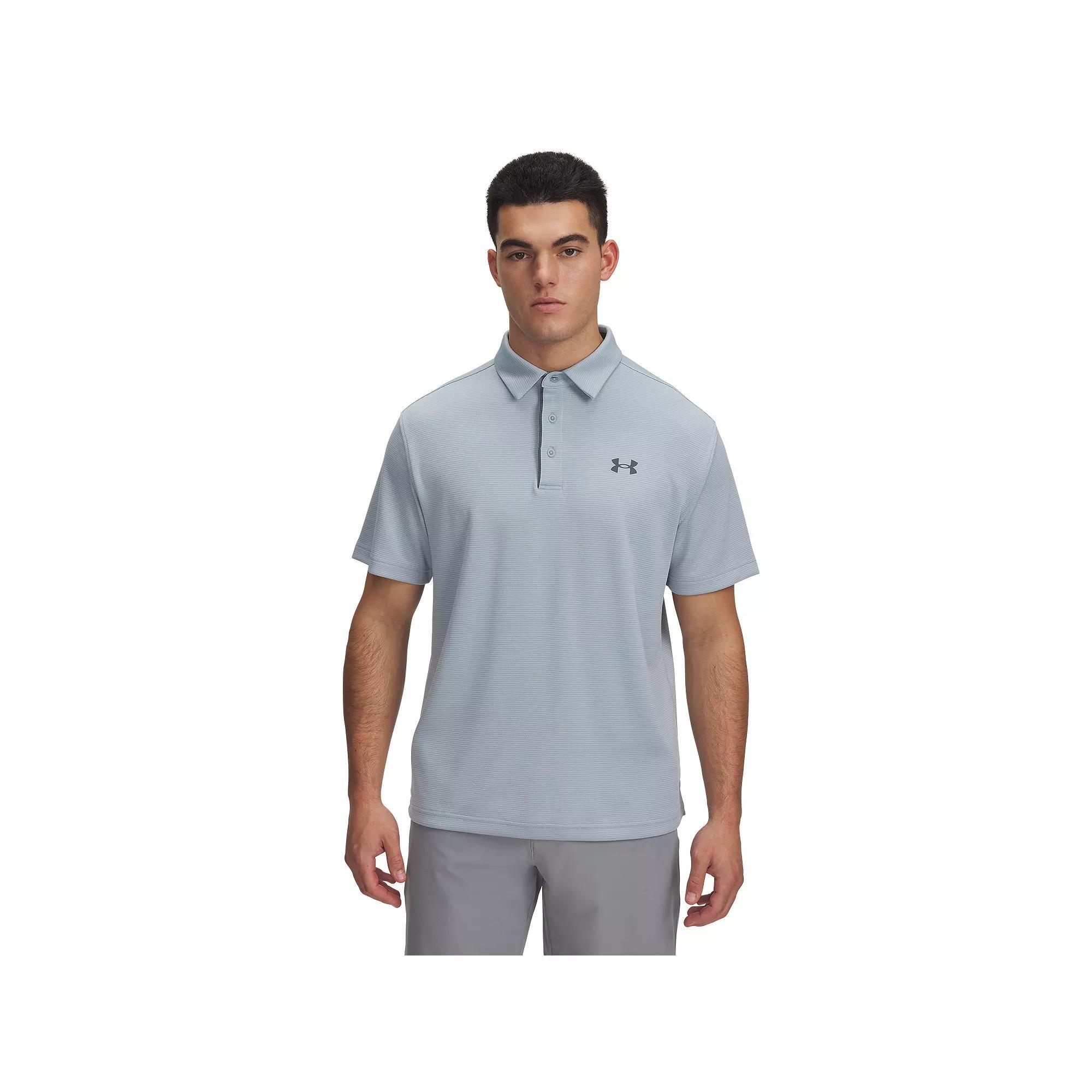 Big & Tall Under Armour Tech Polo, Men's, Size: 3XL Tall, Harbor Blue Product Image