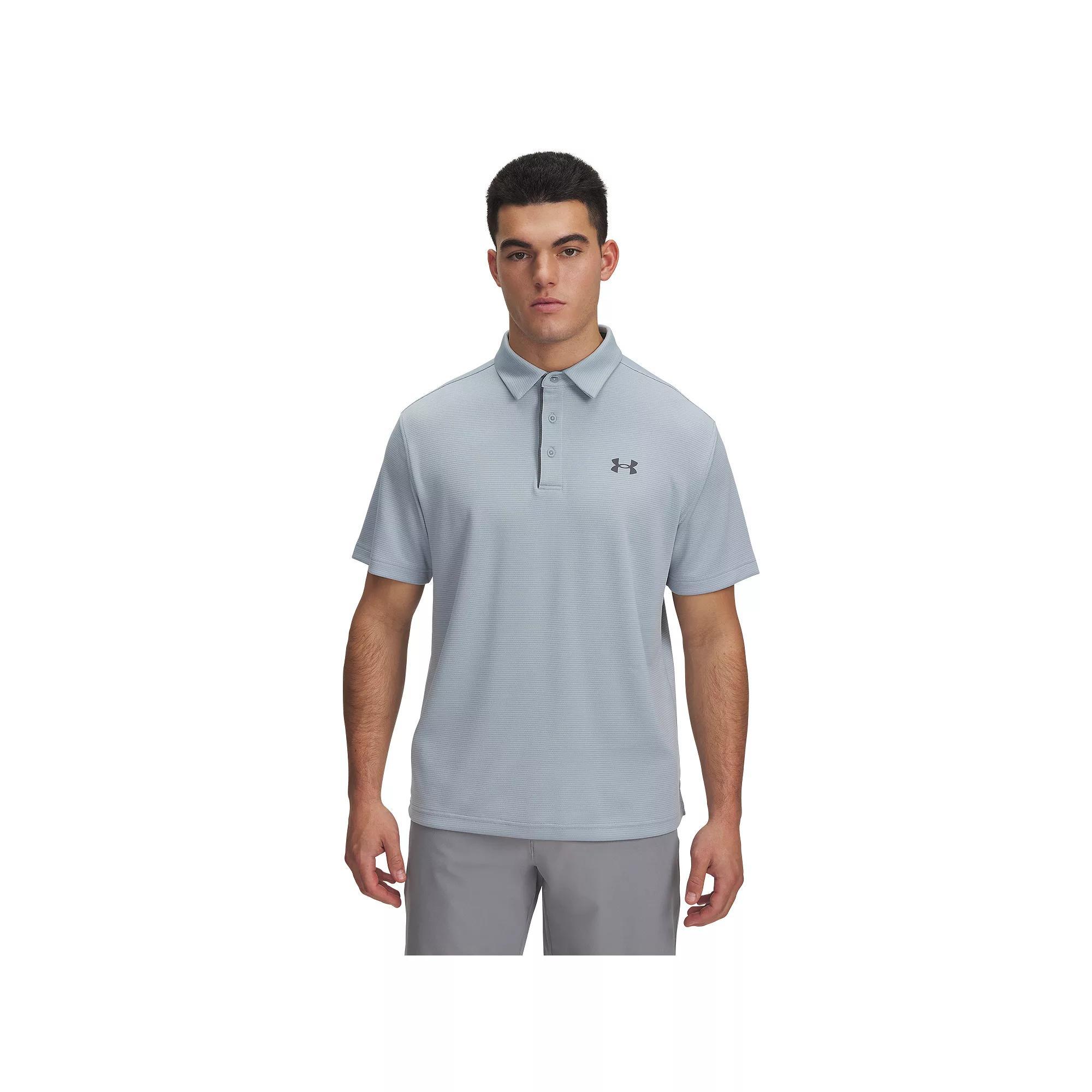 Big & Tall Under Armour Tech Polo, Men's, Size: 3XL Tall, Harbor Blue Product Image