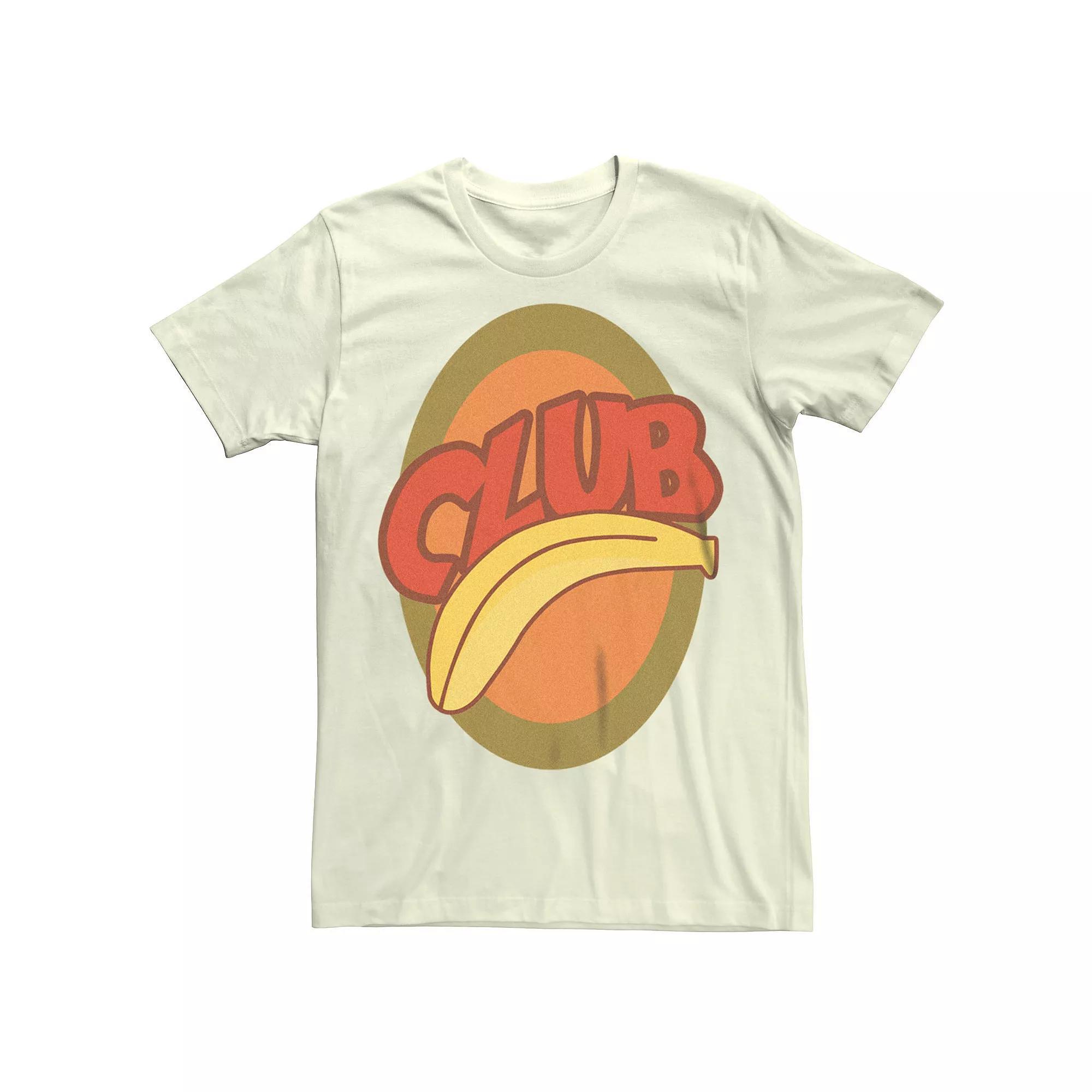 Men's Disney's Kim Possible Club Banana Badge Tee, Size: Large, Natural Product Image