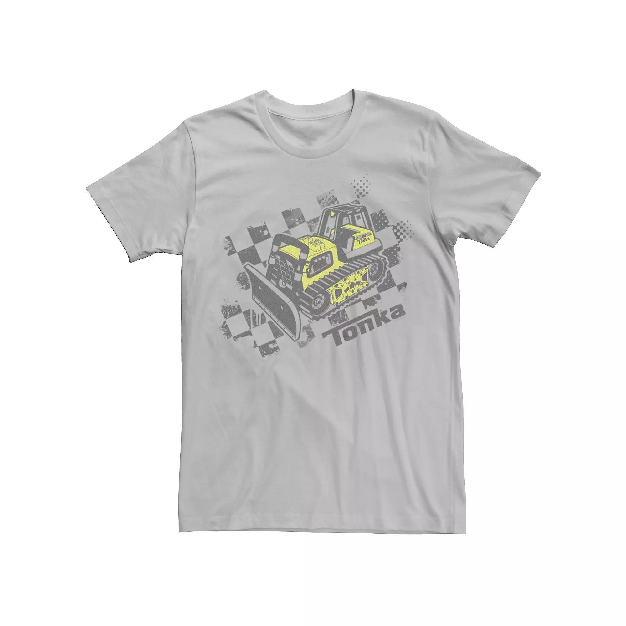 Men's Tonka Bulldozer Toy Truck Graphic Tee, Size: XL, Silver Product Image