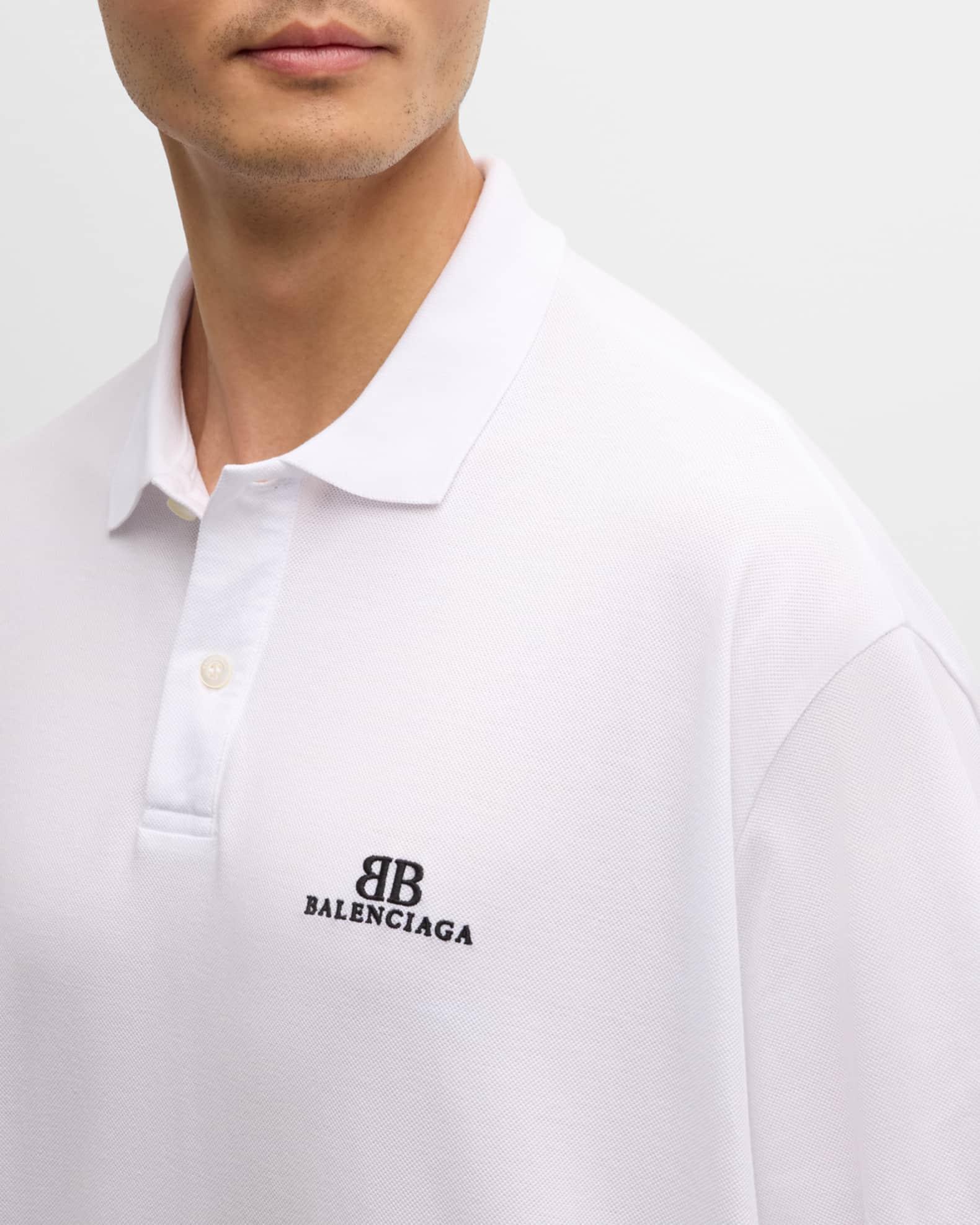 Mens Bb Classic Balenciaga Polo Shirt Oversized Product Image