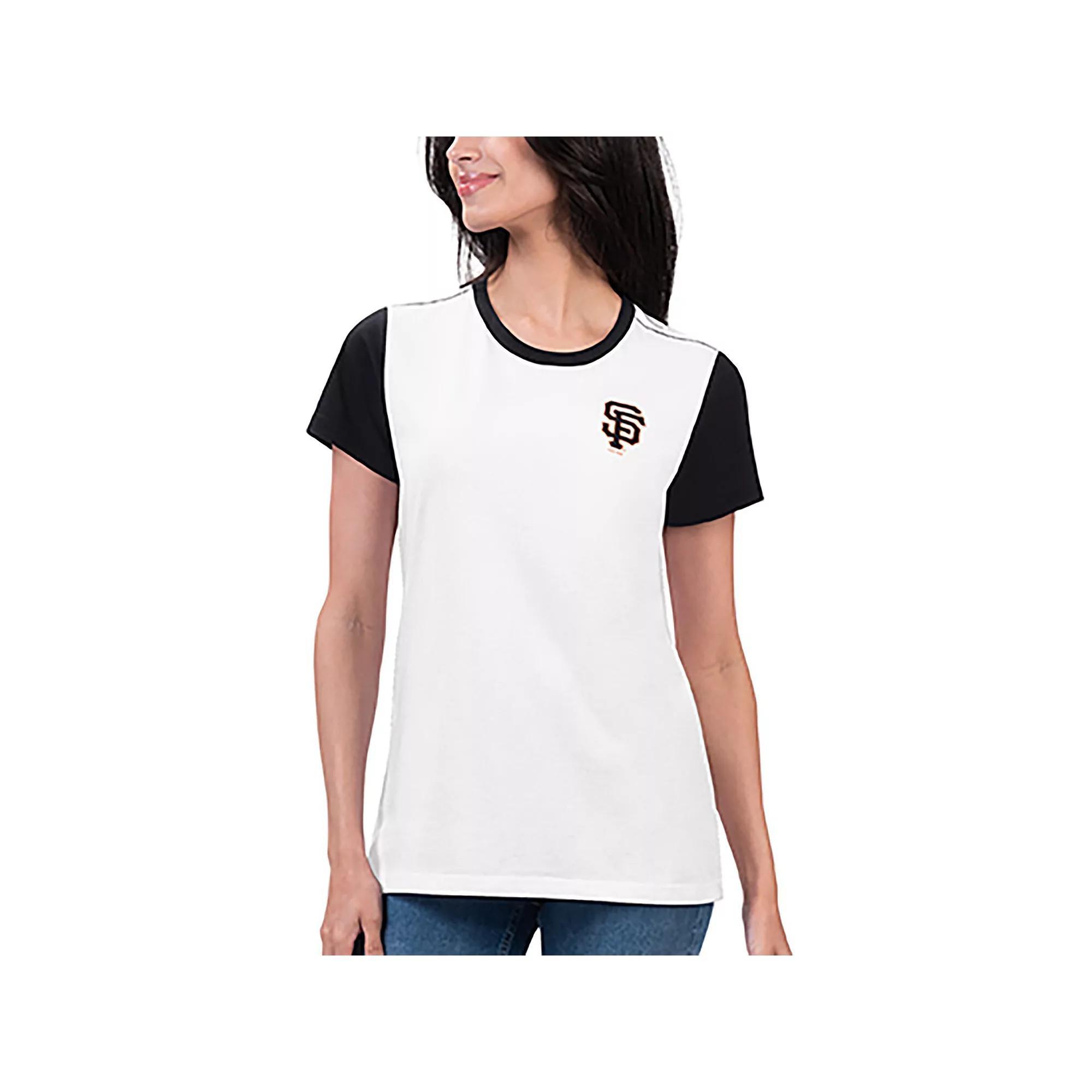 Womens G-III 4Her by Carl Banks San Francisco Giants Illustration Ringer T-Shirt Product Image