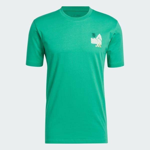 adidas Jet Set Camper Graphic Tee White 3XL Mens Product Image