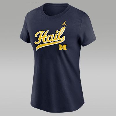 Michigan Athletic Prep Arch Local Script Nike Women's College T-Shirt Product Image