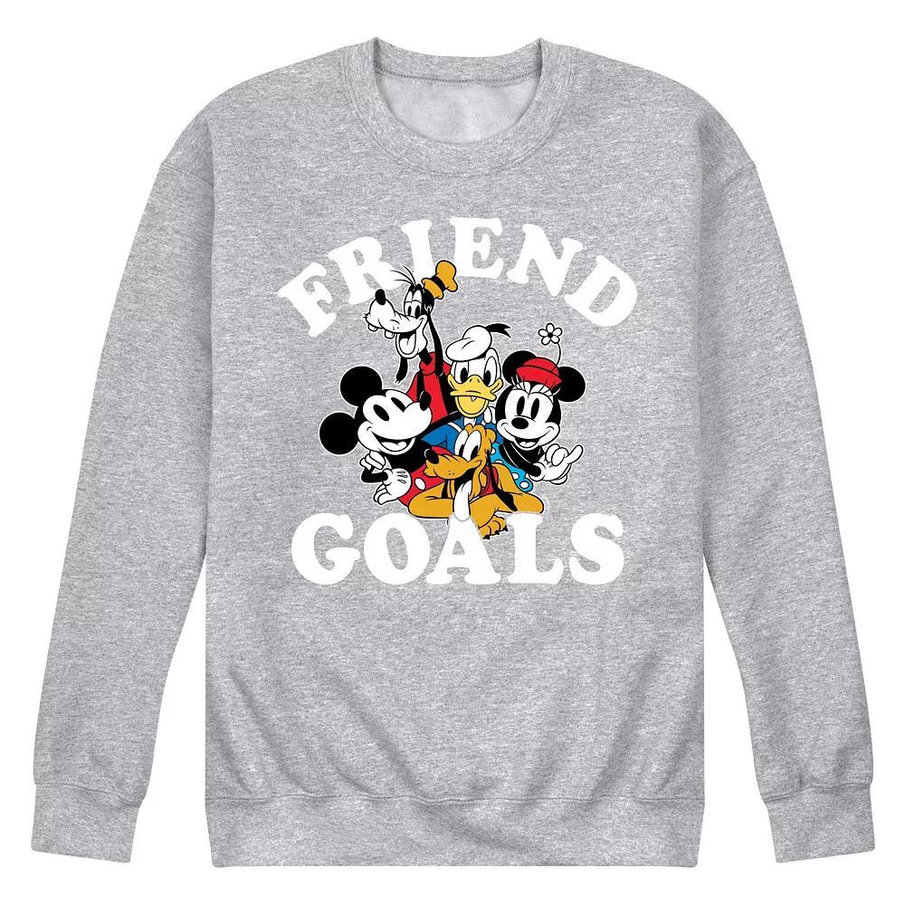 Disneys Mickey Mouse Mens Friend Goals Fleece Sweatshirt Product Image