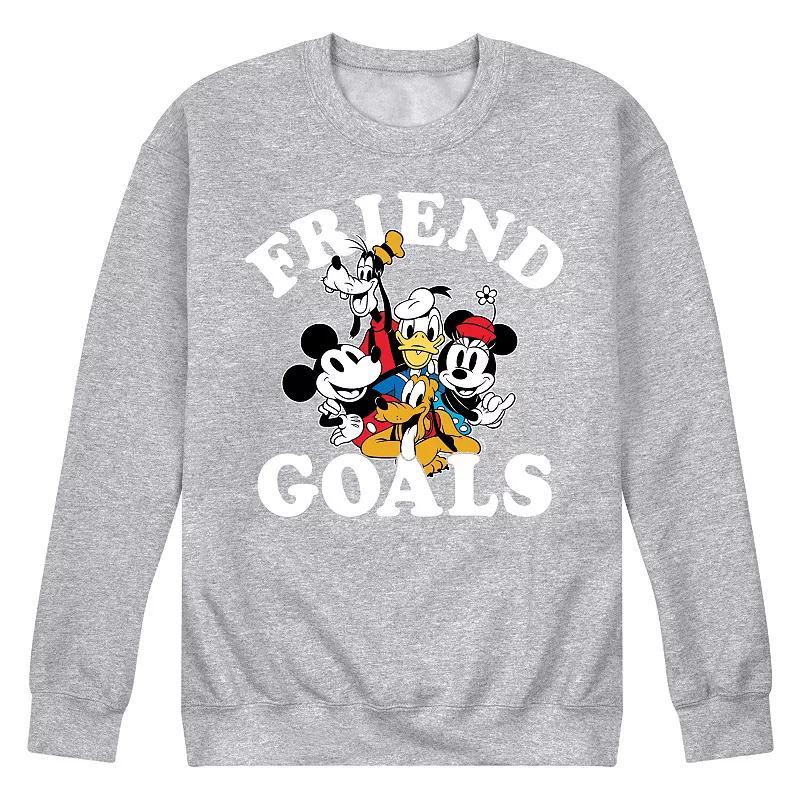 Disneys Mickey Mouse Mens Friend Goals Fleece Sweatshirt Product Image
