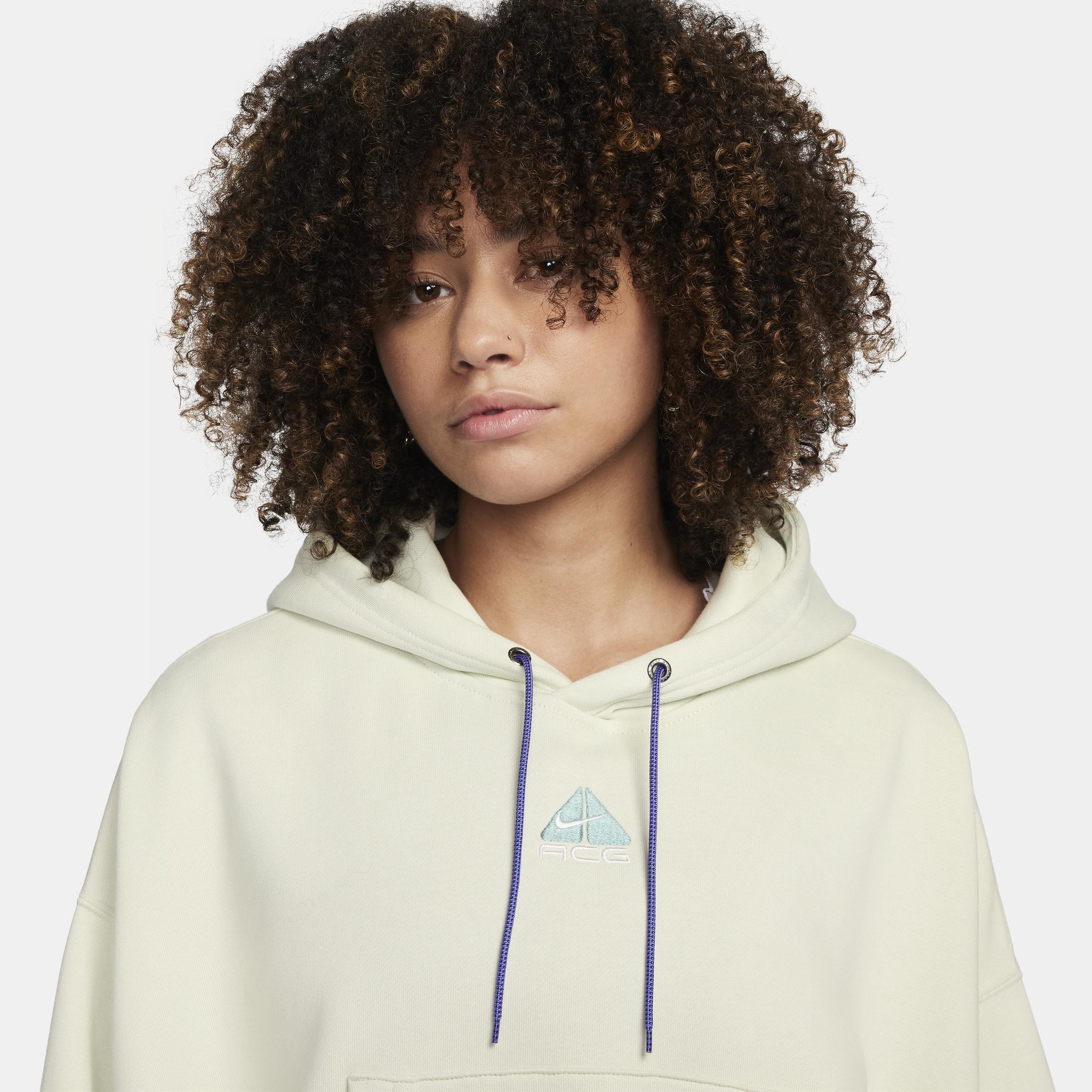 Womens Nike ACG Therma-FIT Tuff Knit Fleece Hoodie Product Image