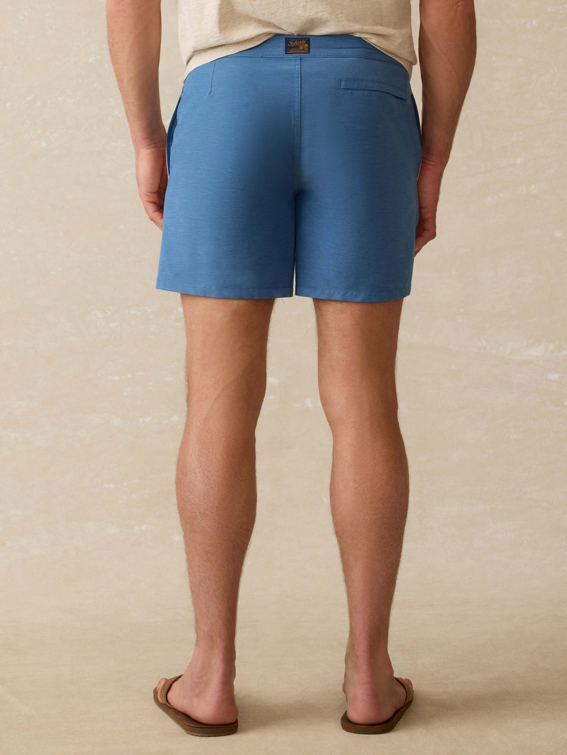 Biarritz Boardshort - Blue Horizon Stripe Male Product Image