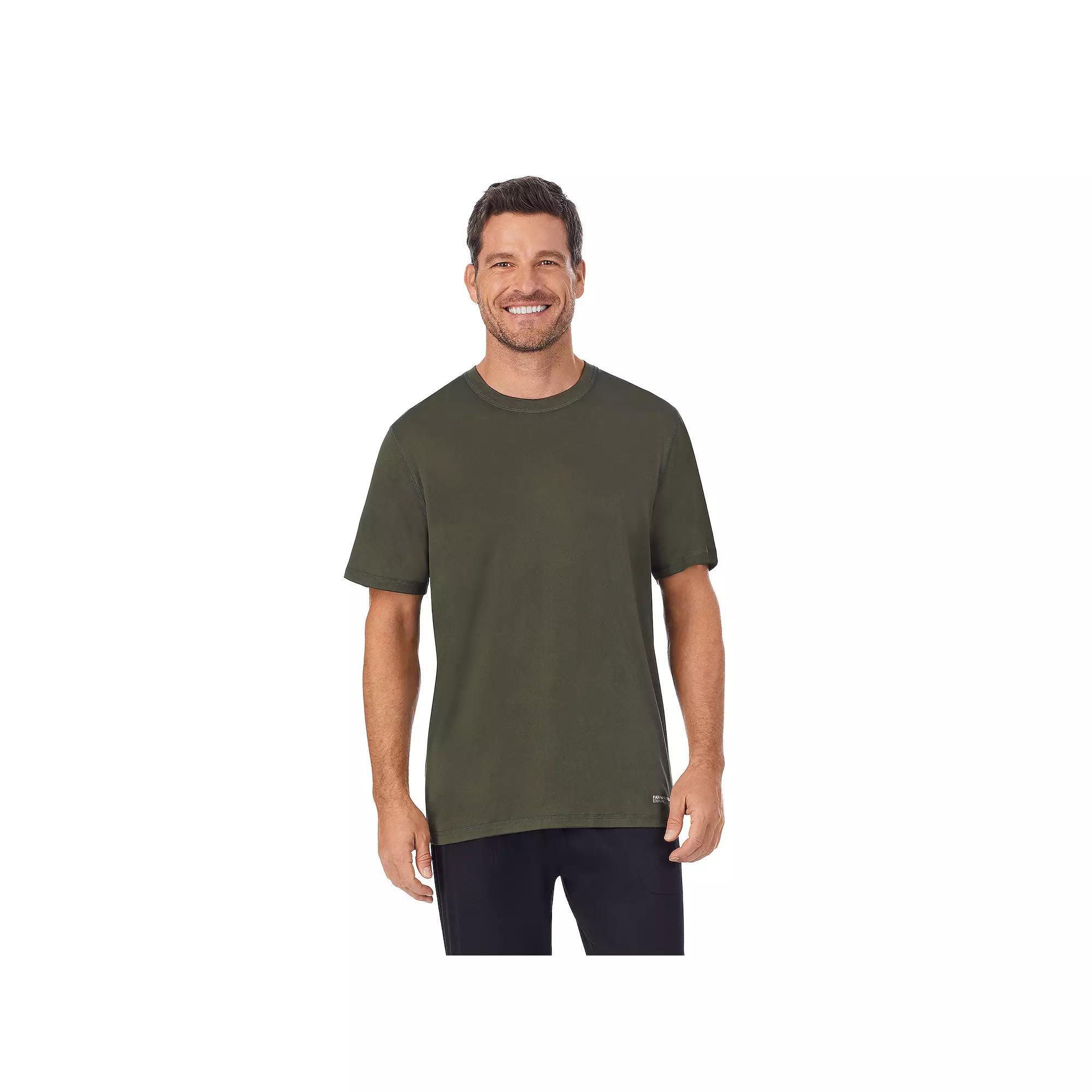 Big & Tall Cuddl Duds Far Infrared Crewneck Short Sleeve Pajama Tee, Mens Product Image