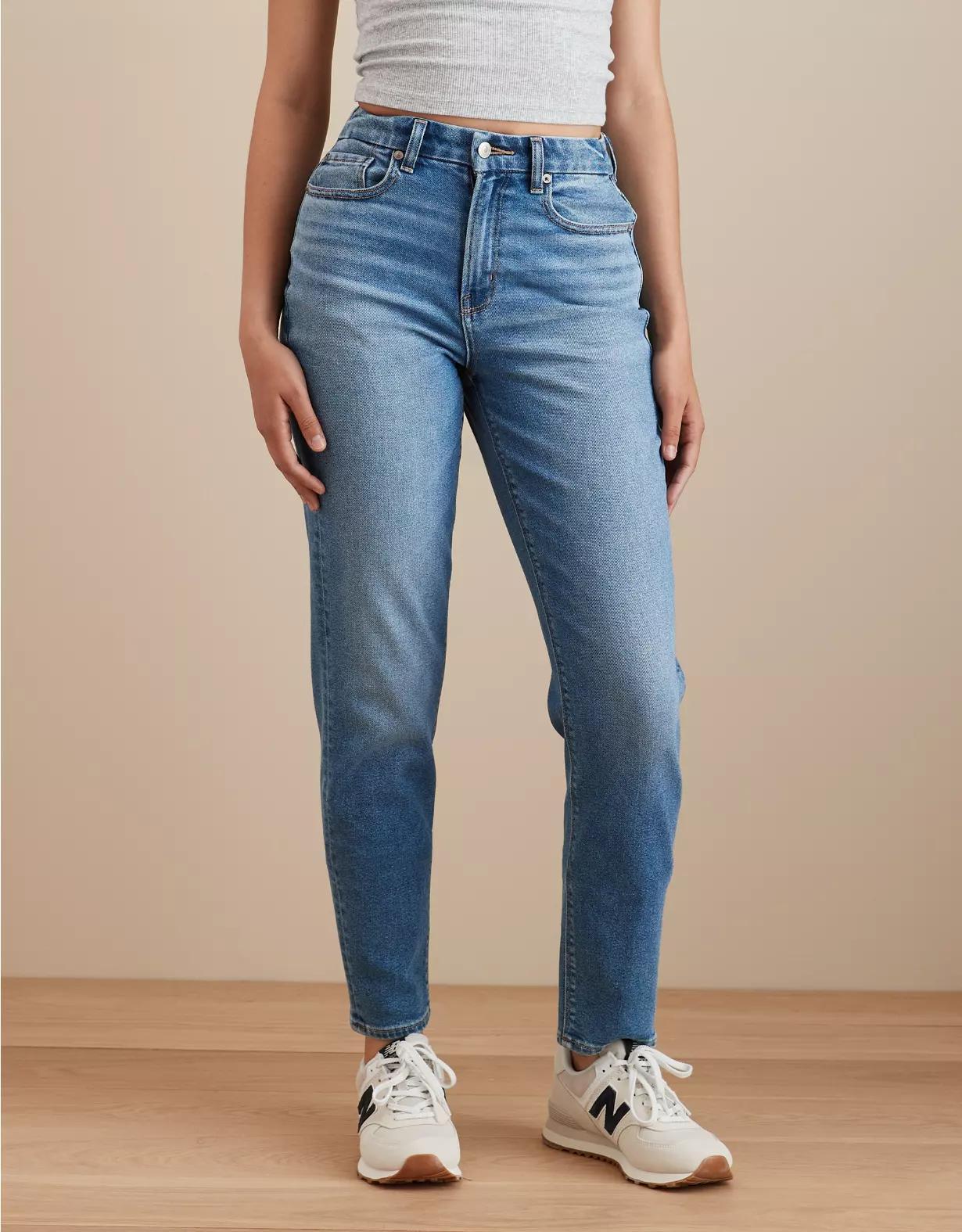 AE Stretch Curvy Mom Jean Product Image