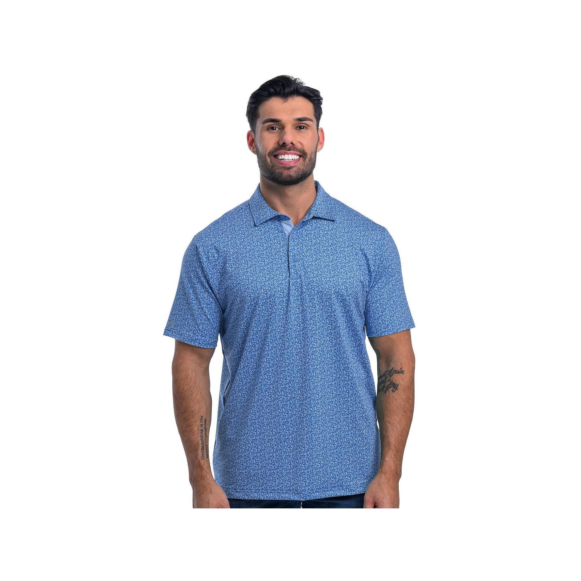 Men's Antigua Blooming Polo, Size: Medium, Windsurfer Grey Product Image