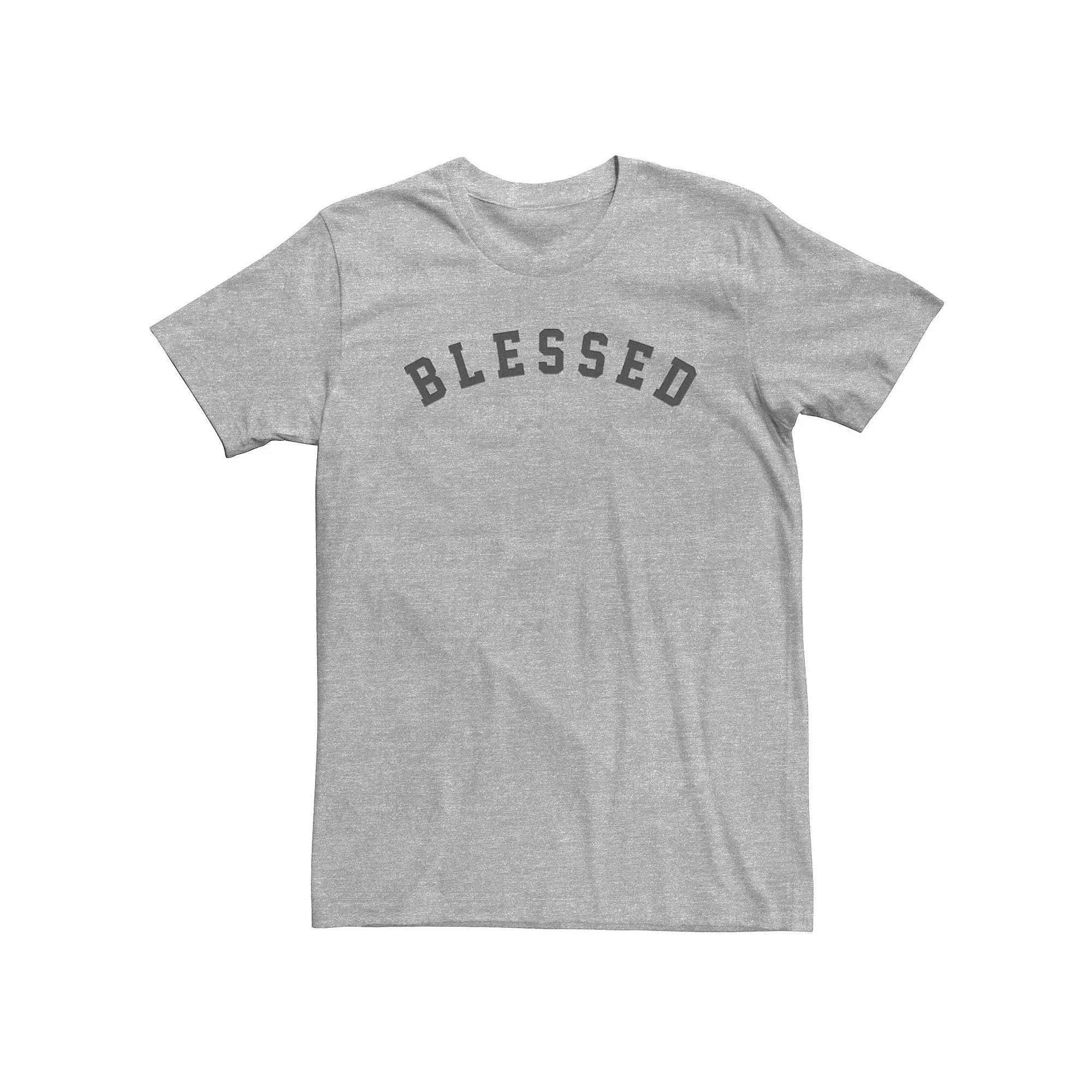 Big & Tall Fifth Sun "Blessed" Tee, Men's, Size: XXL Tall, Athletic Grey Product Image