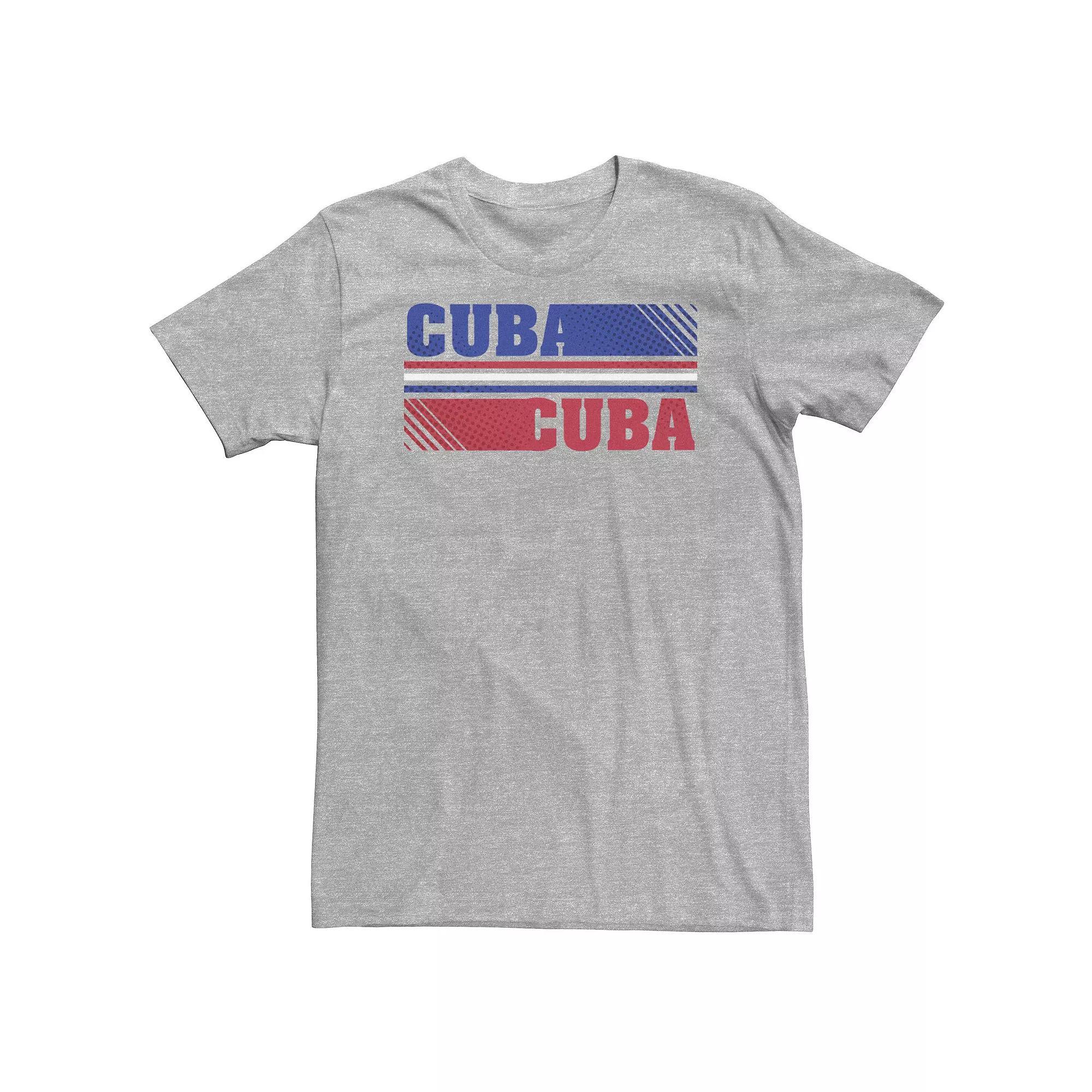 Big & Tall Fifth Sun Cuba Colorful Word Stack Tee, Men's, Size: 4XL Tall, Athletic Grey Product Image