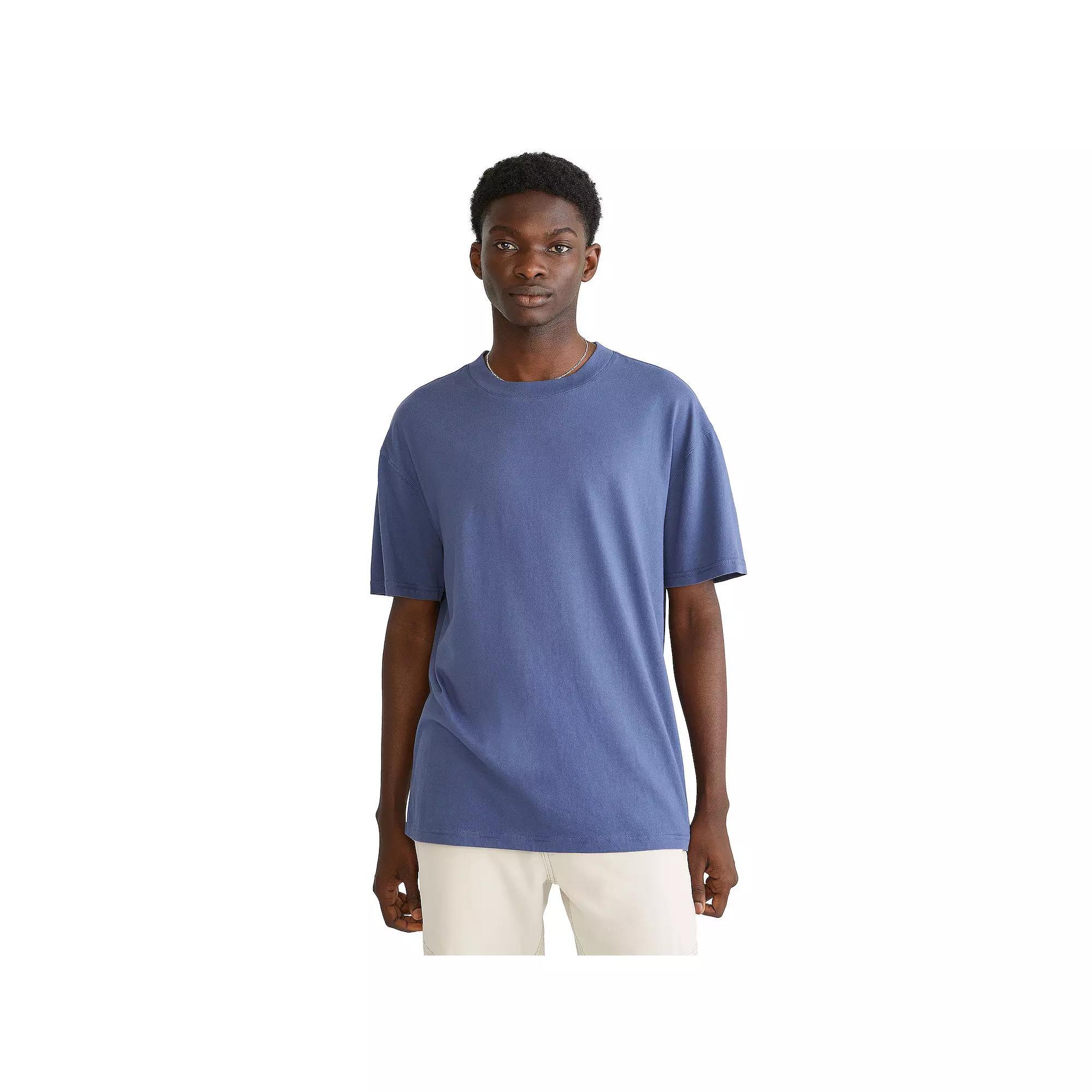 Men's Aeropostale Oversized Tee, Size: Medium, Washed Blue Product Image