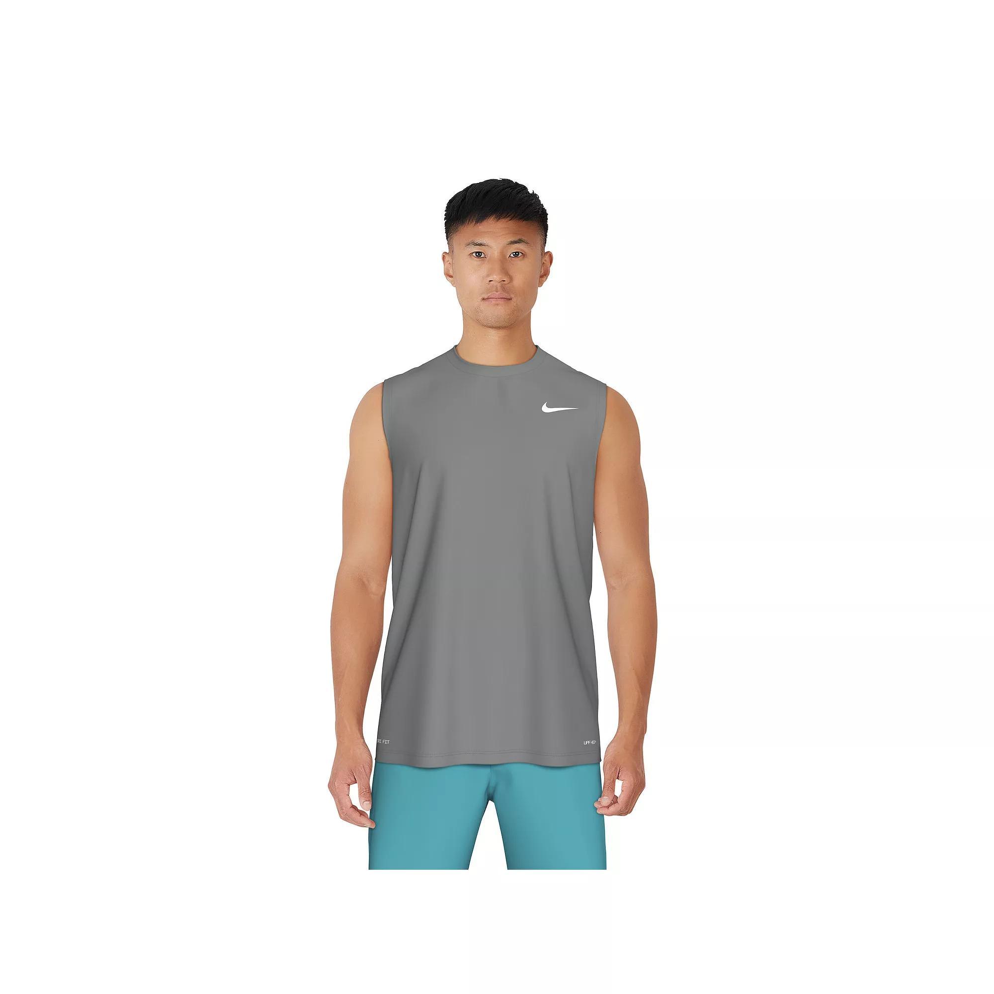 Mens Nike Dri-FIT UPF 40+ Essential Sleeveless Hydroguard Swim Tee Product Image