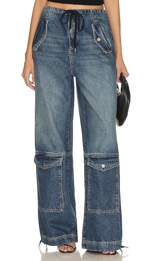 Alix Wide Leg Drawstring Cargo Product Image