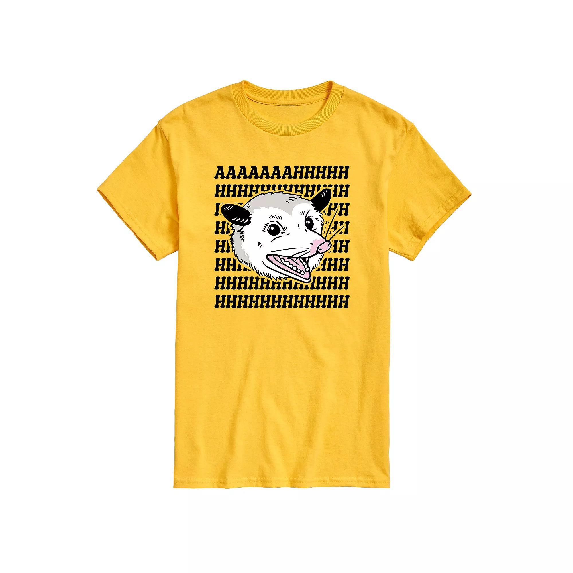 Mens Screaming Possum Graphic Tee Product Image