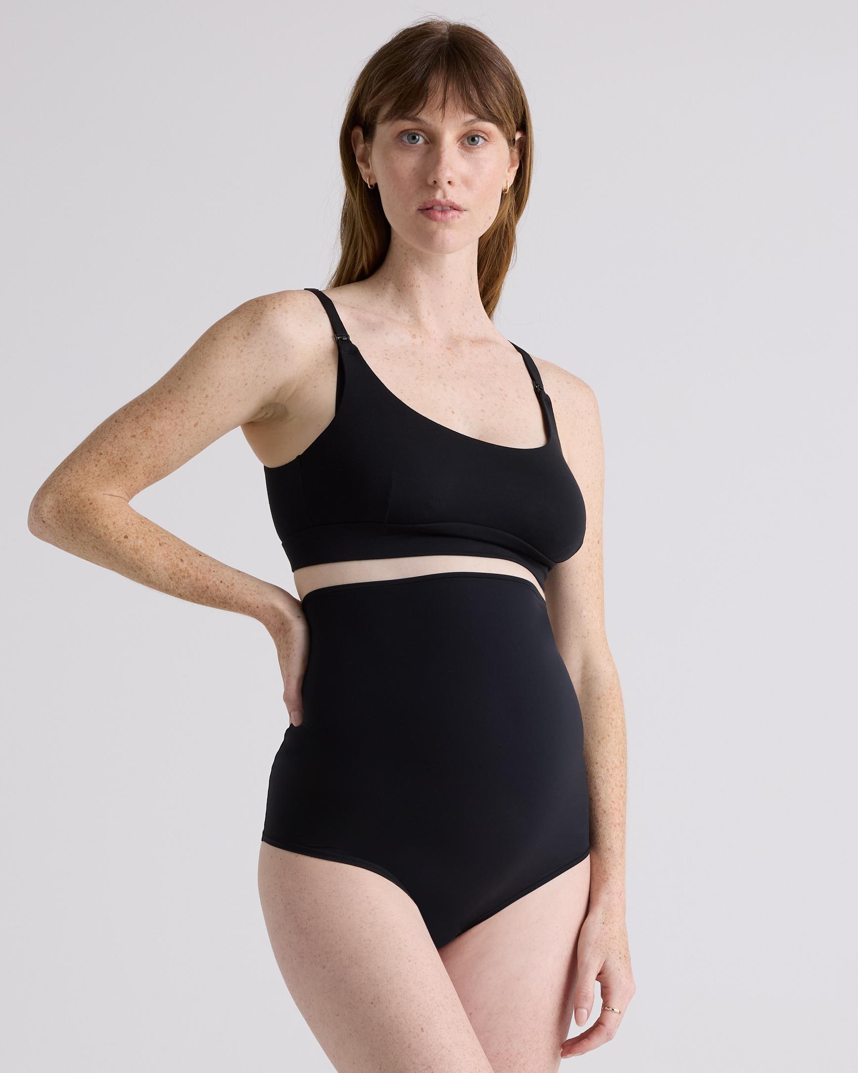 Quince | Women's Second Skin Maternity Ultra High-Waisted Thong Cotton Product Image