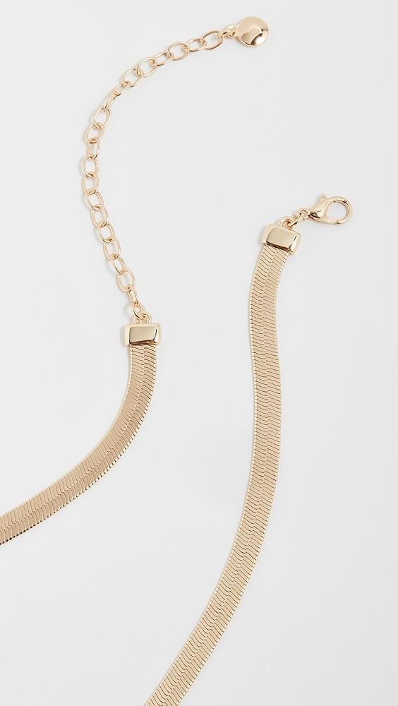 BaubleBar Gia Herringbone Necklace | Shopbop Product Image