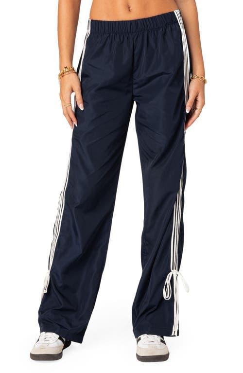 Edikted Remy Ribbon Track Pants Product Image