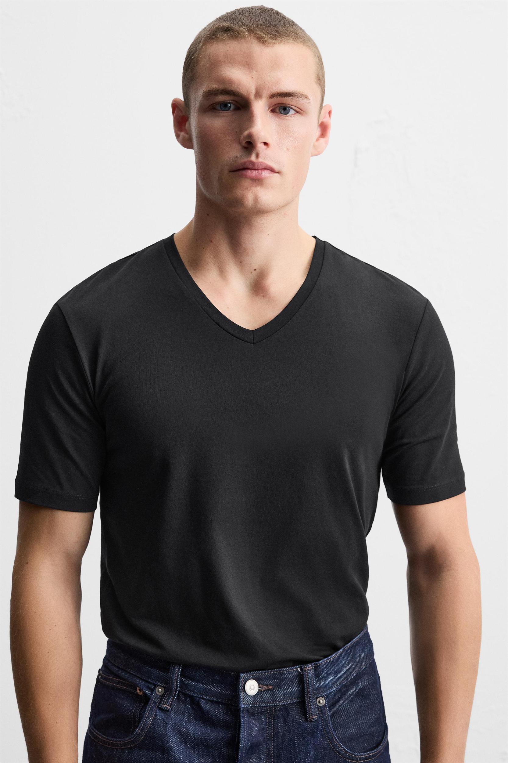 BASIC V-NECK T-SHIRT Product Image