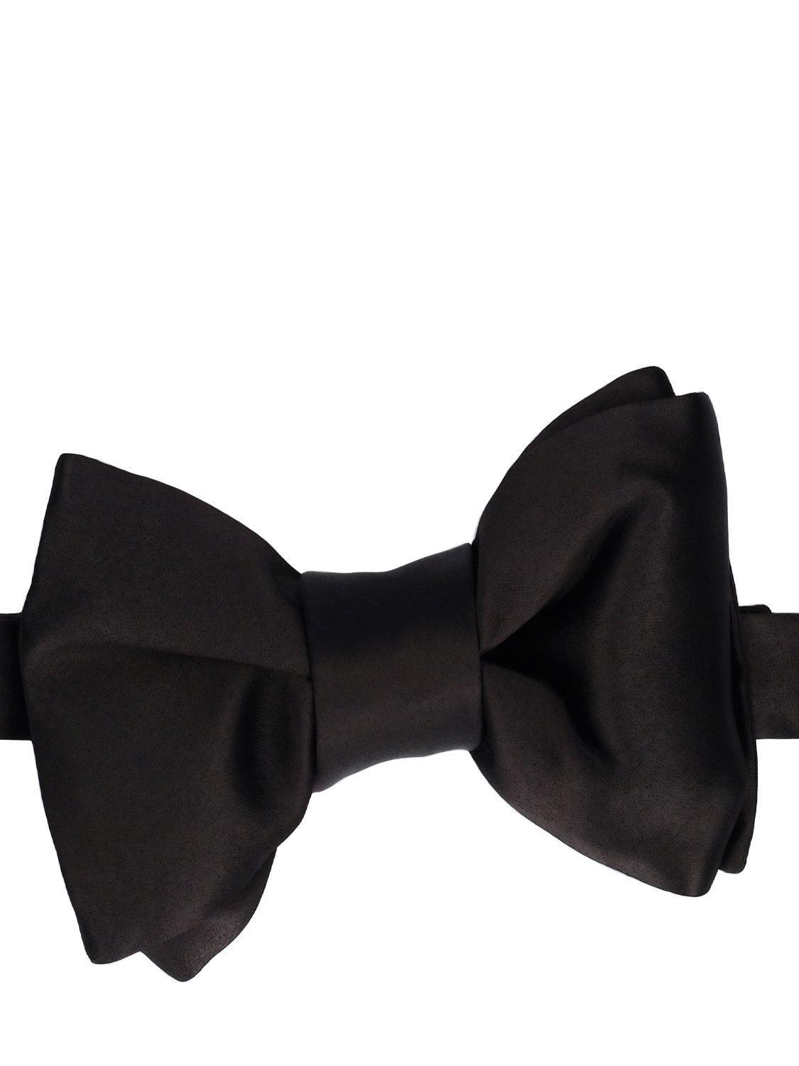 TOM FORD Satin Bowtie In Black Product Image